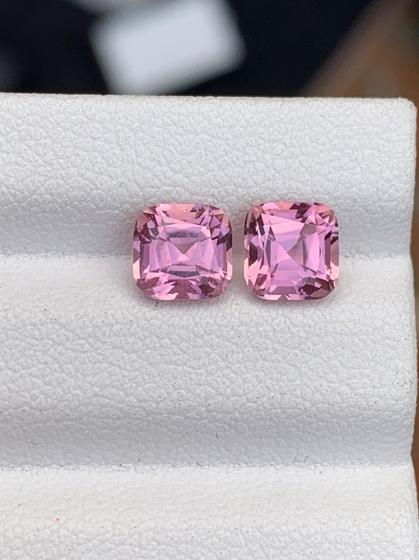 Pink tourmaline pair 2.95 carats