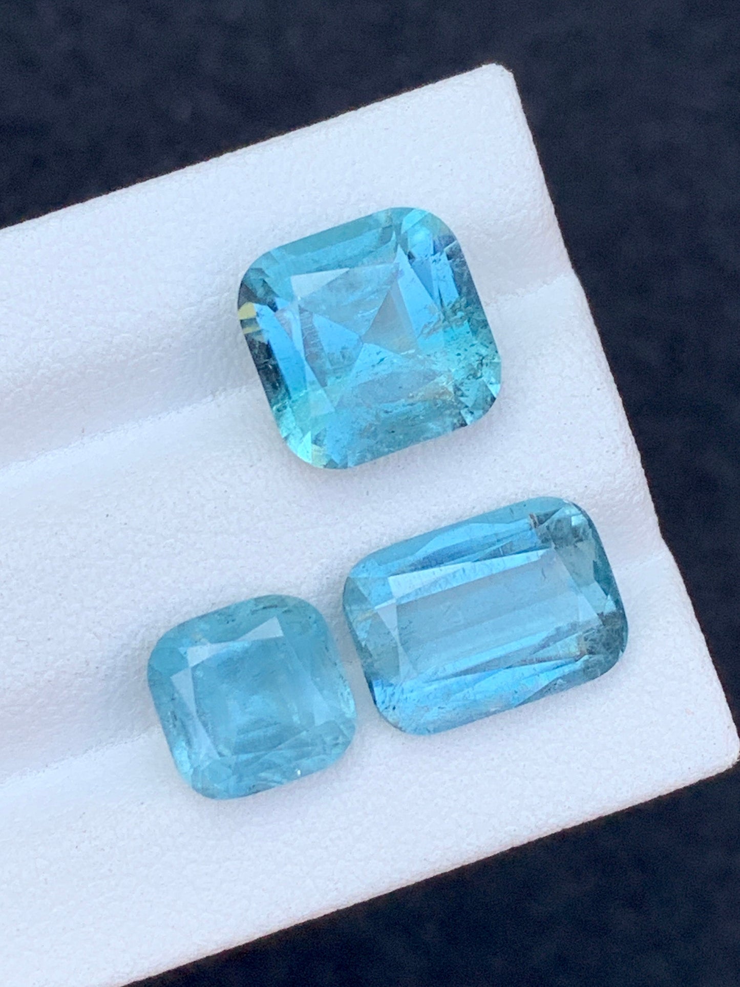 Blue tourmaline lot 11.30 carats