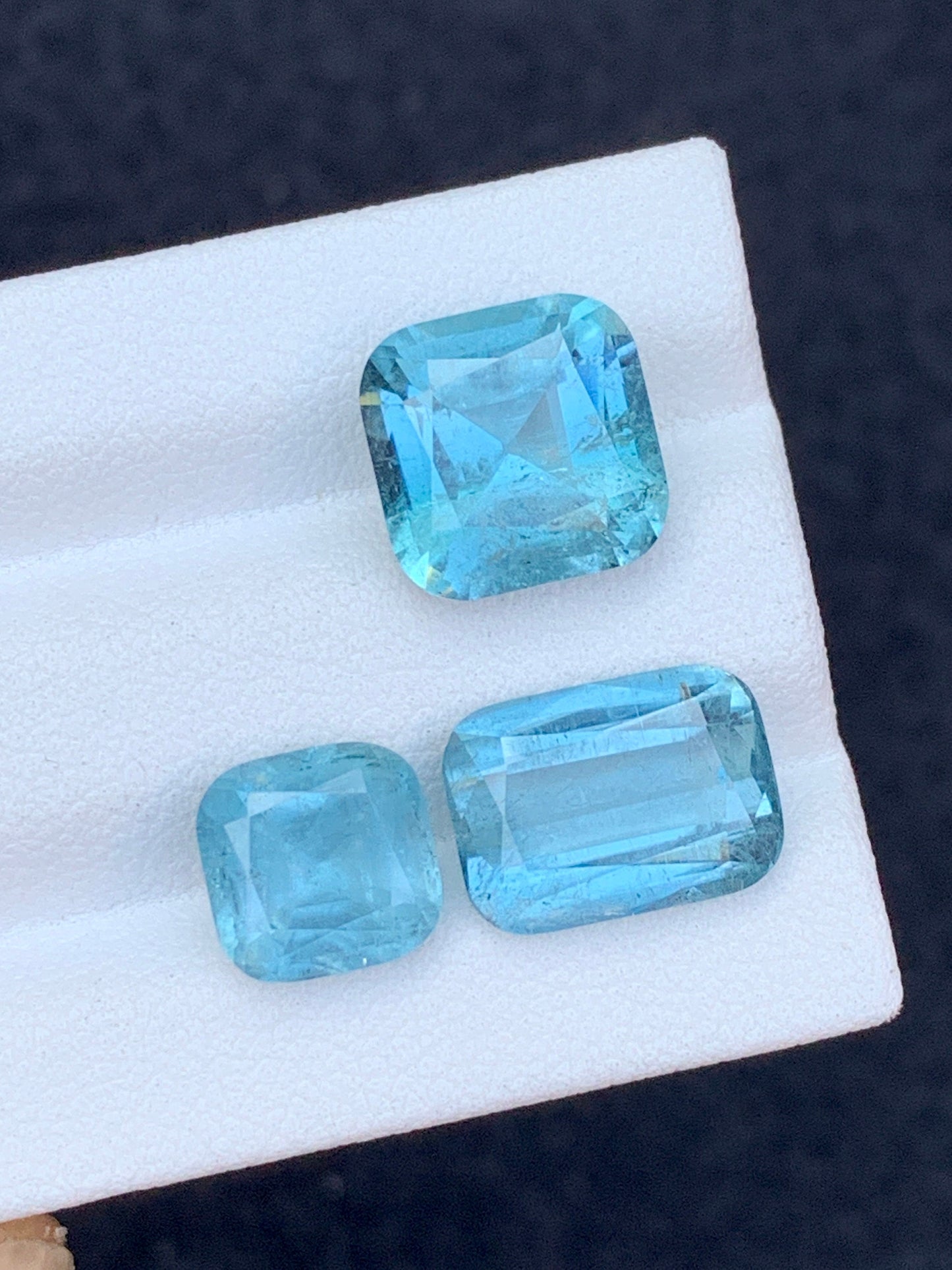 Blue tourmaline lot 11.30 carats