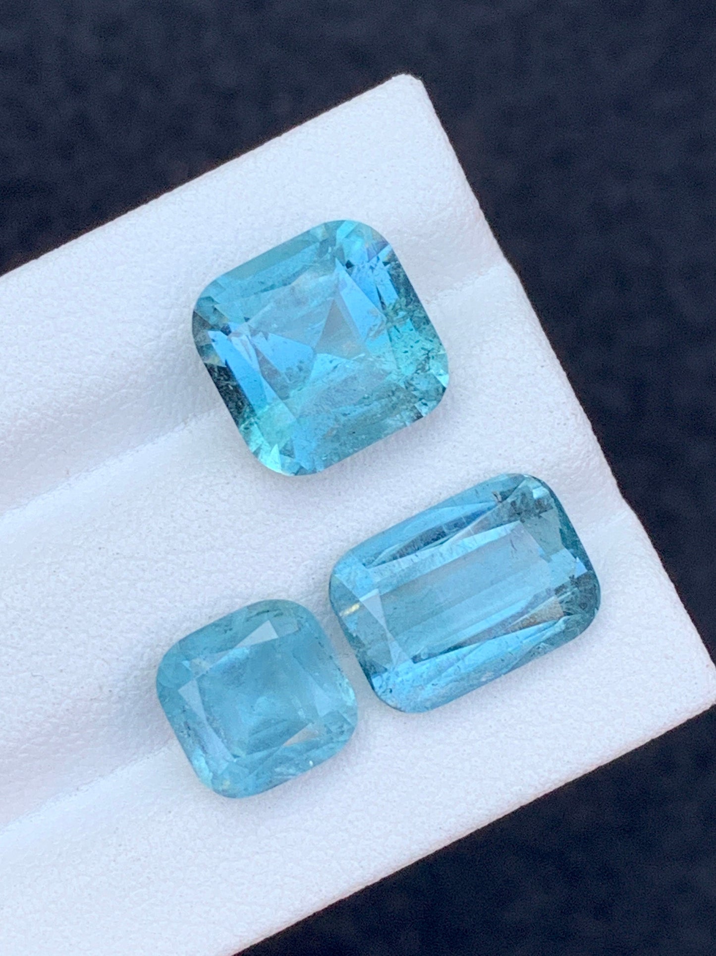 Blue tourmaline lot 11.30 carats