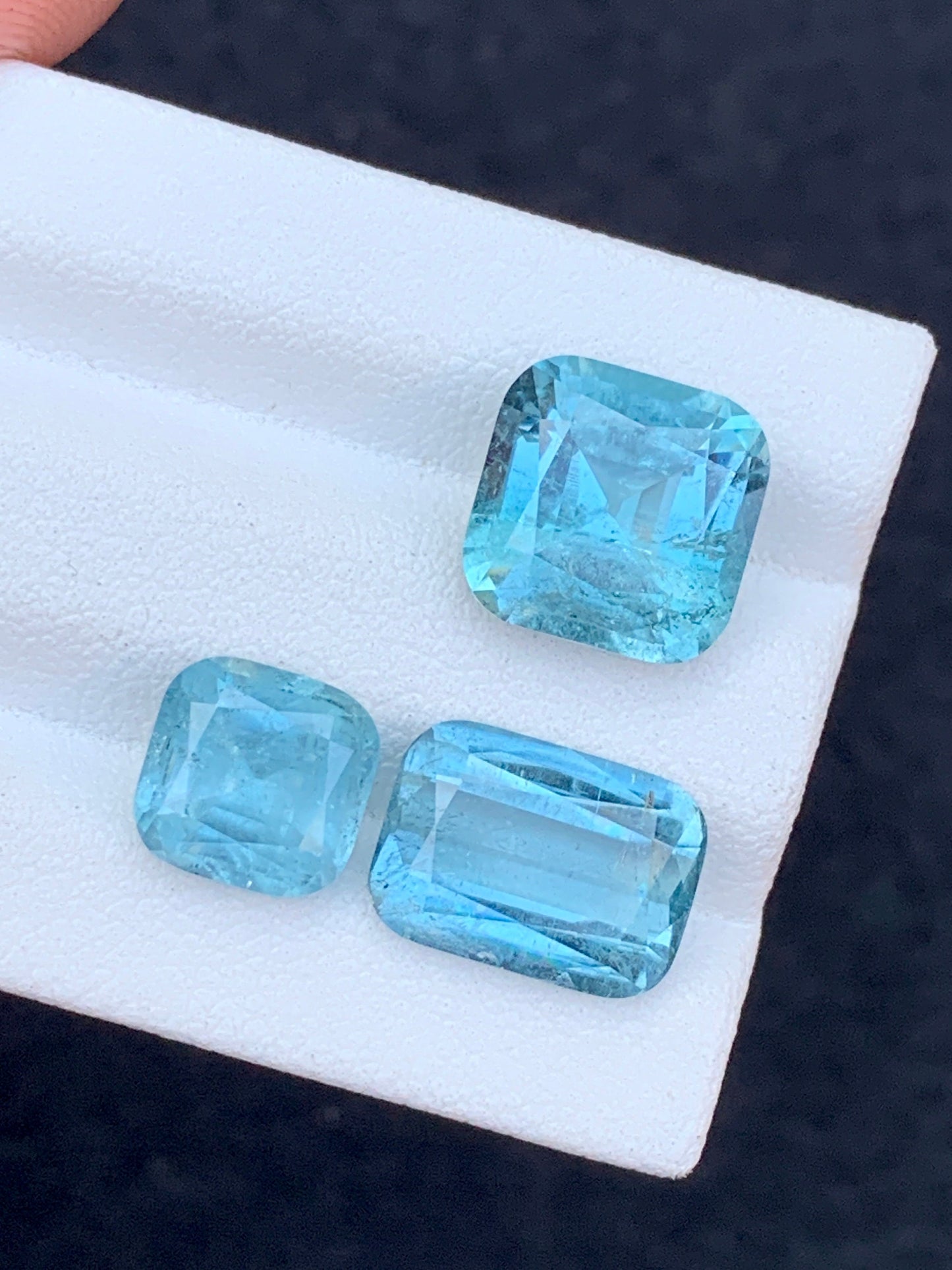 Blue tourmaline lot 11.30 carats