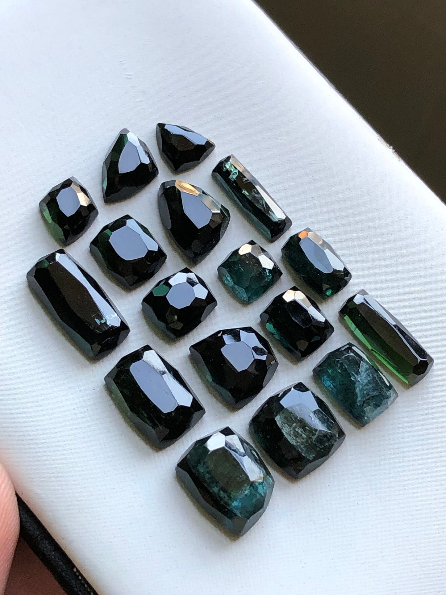 Natural tourmaline rose cuts 43.40 carats