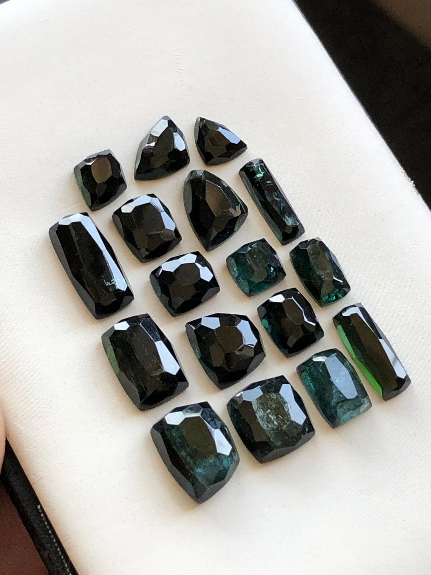 Natural tourmaline rose cuts 43.40 carats