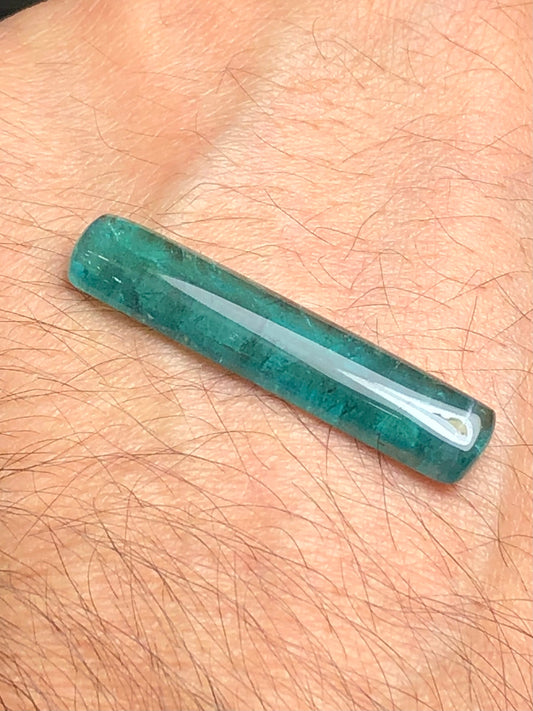 Lagoon blue tourmaline cabochon 10.90 carat