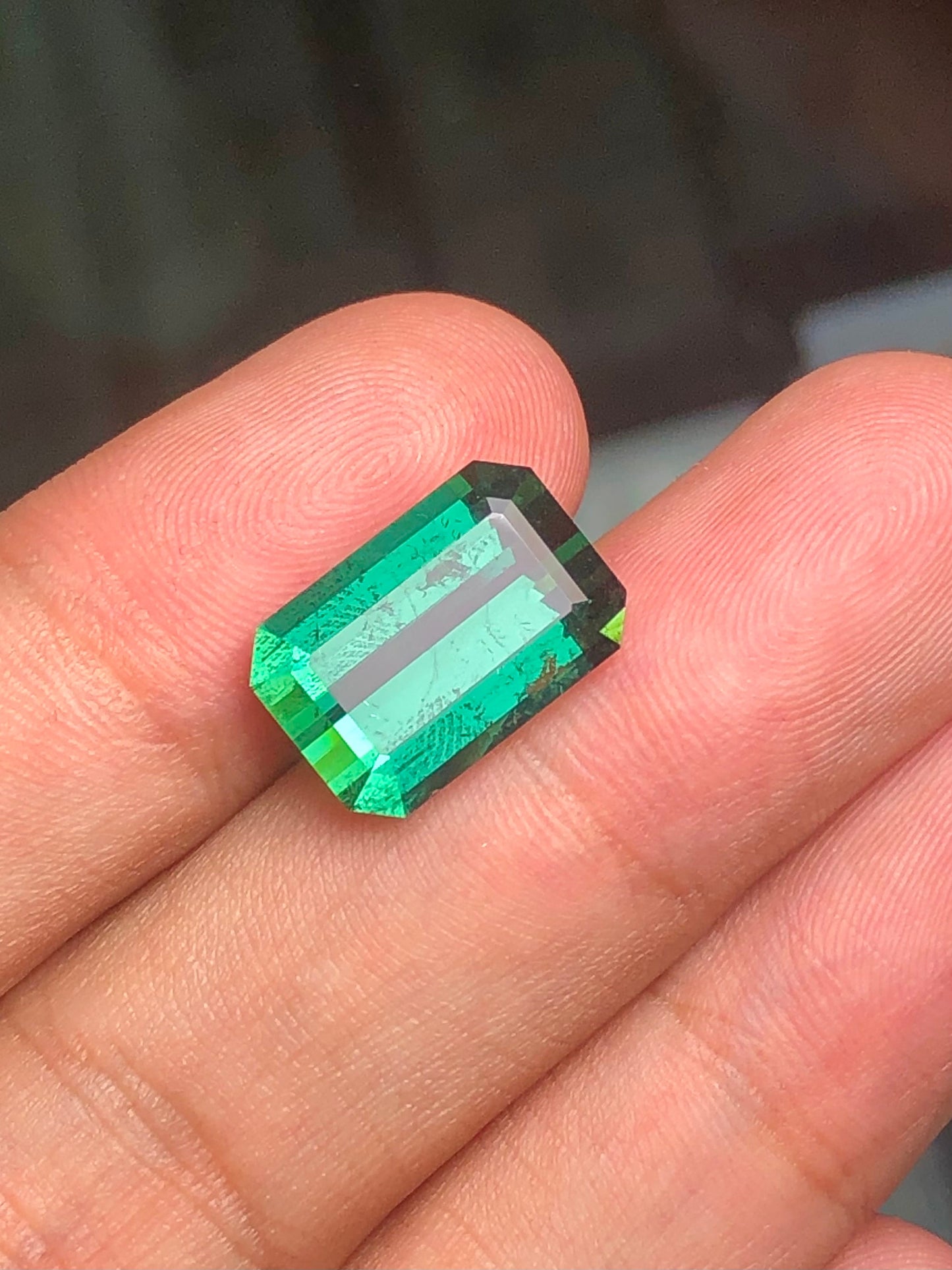 Green tourmaline 8.9 carat