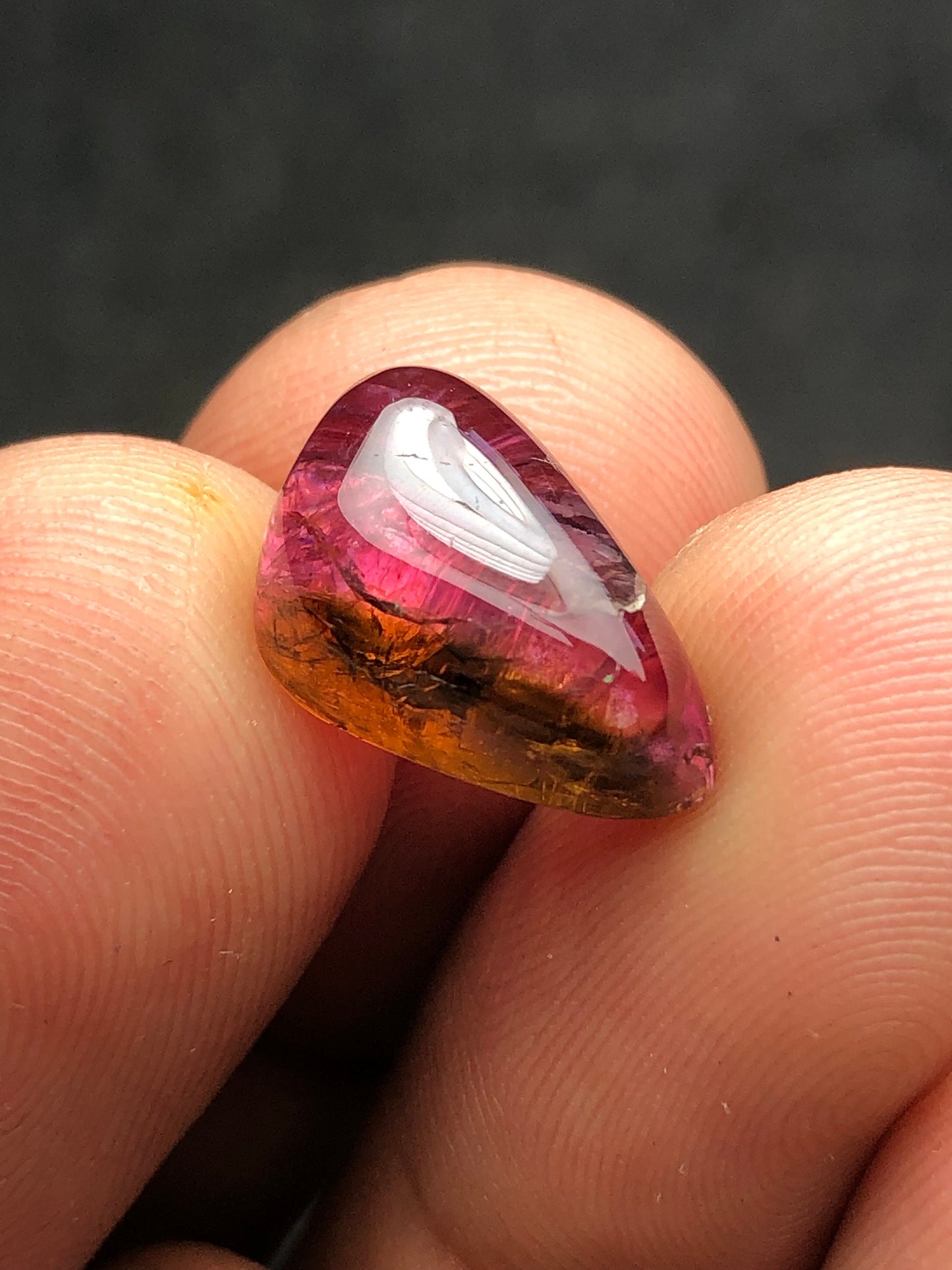 Natural tourmaline cabochon 7 carat