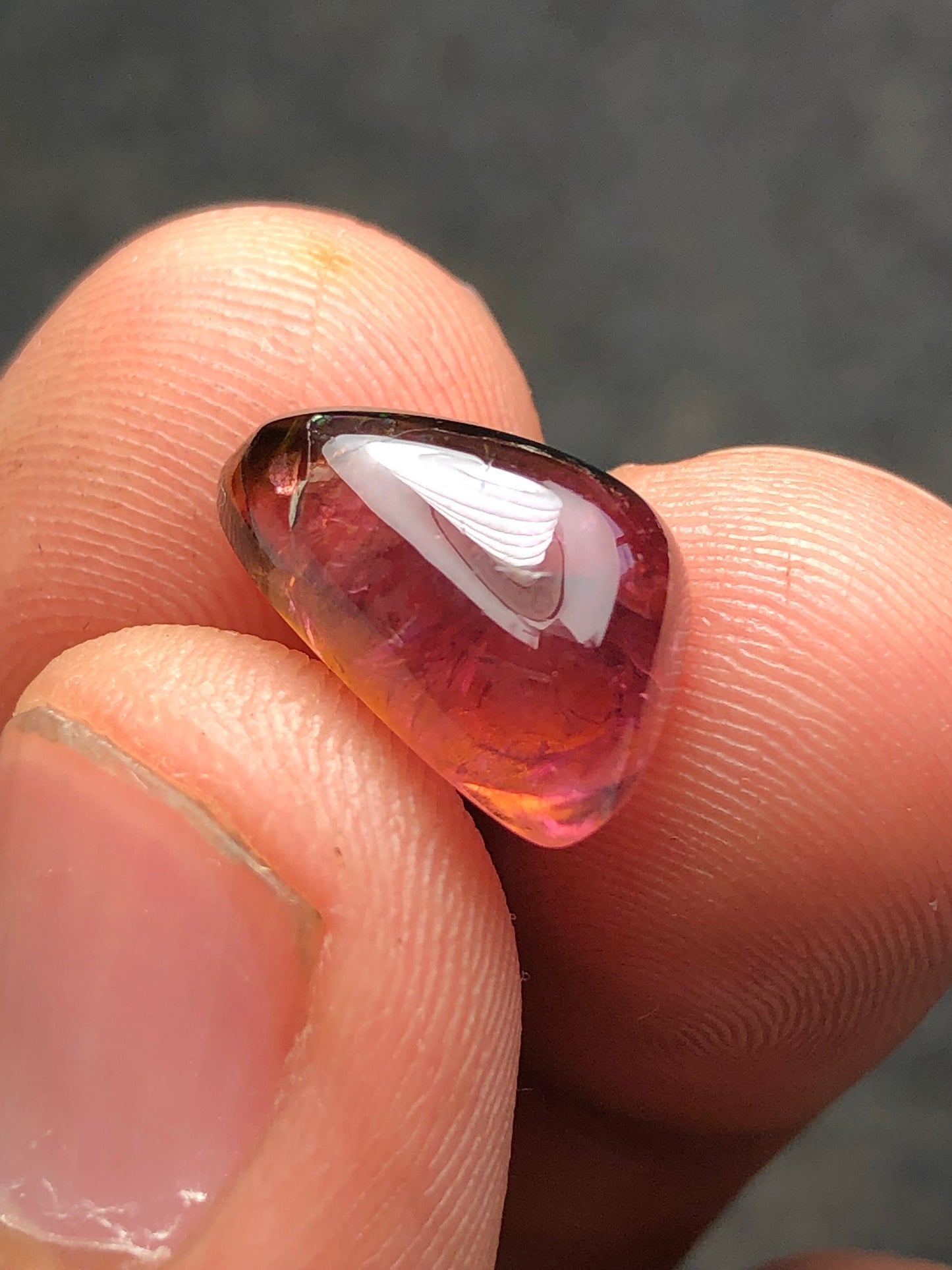 Natural tourmaline cabochon 7 carat