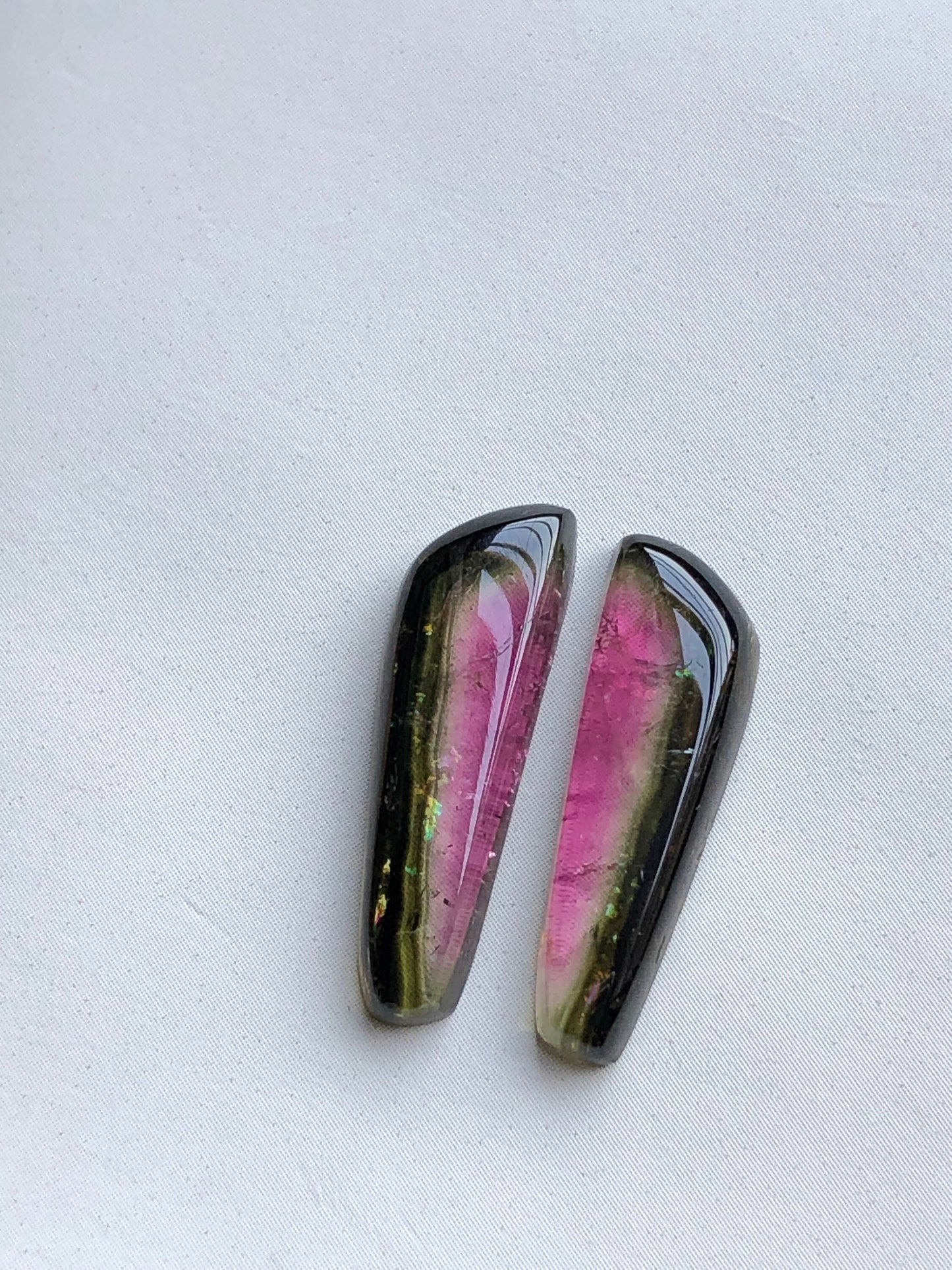 Natural Tourmaline pair 9 carat