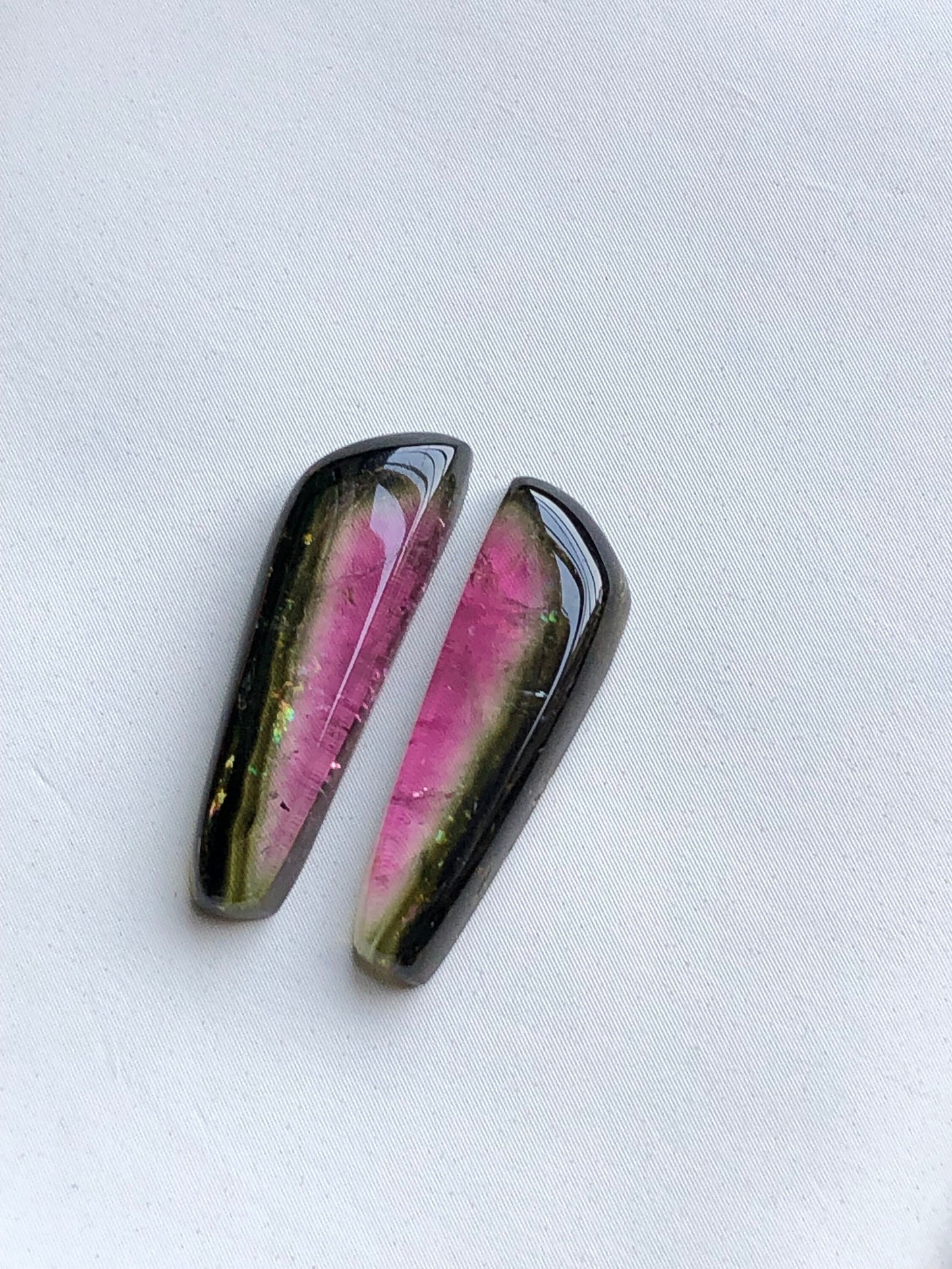 Natural Tourmaline pair 9 carat