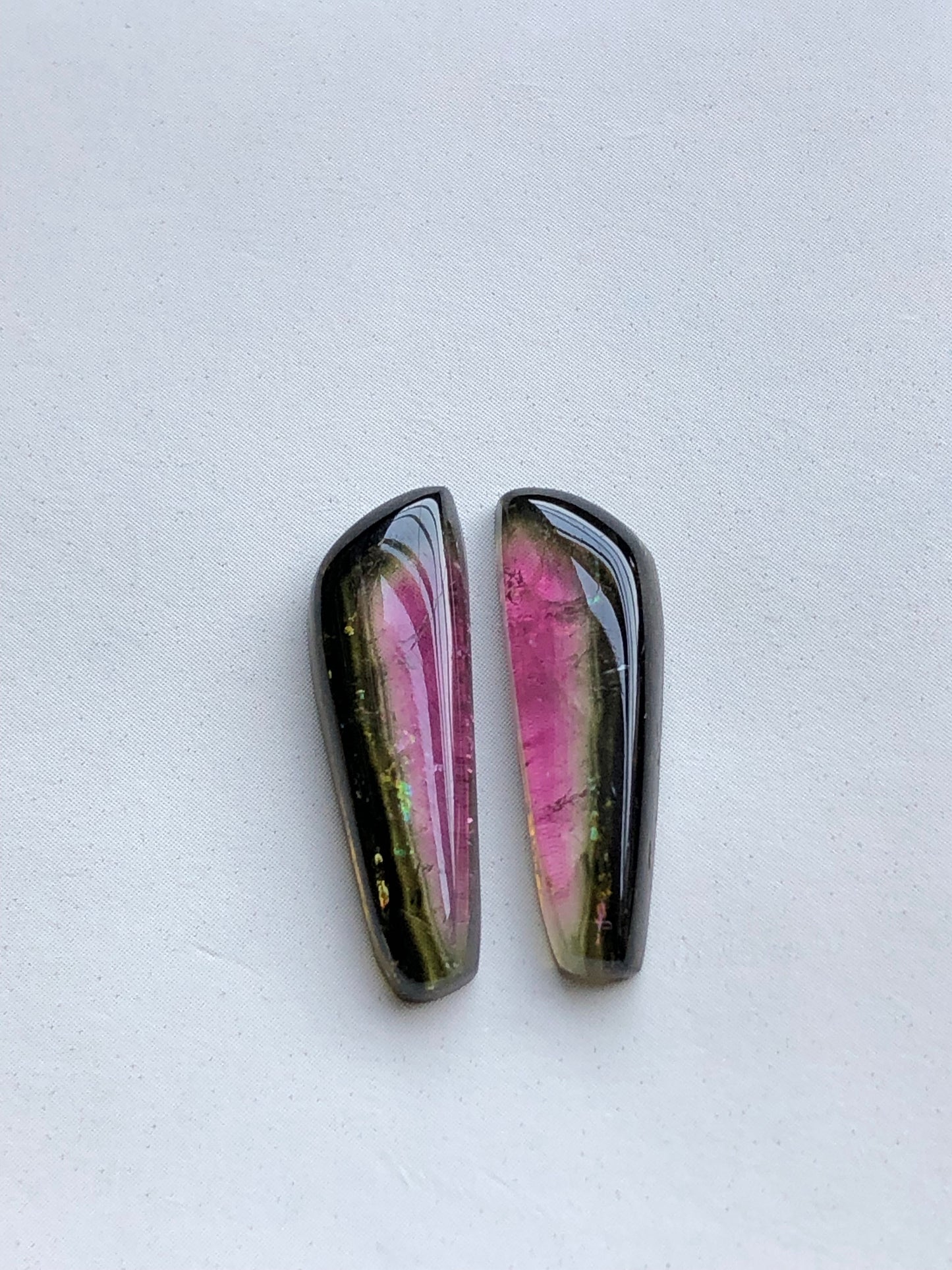 Natural Tourmaline pair 9 carat