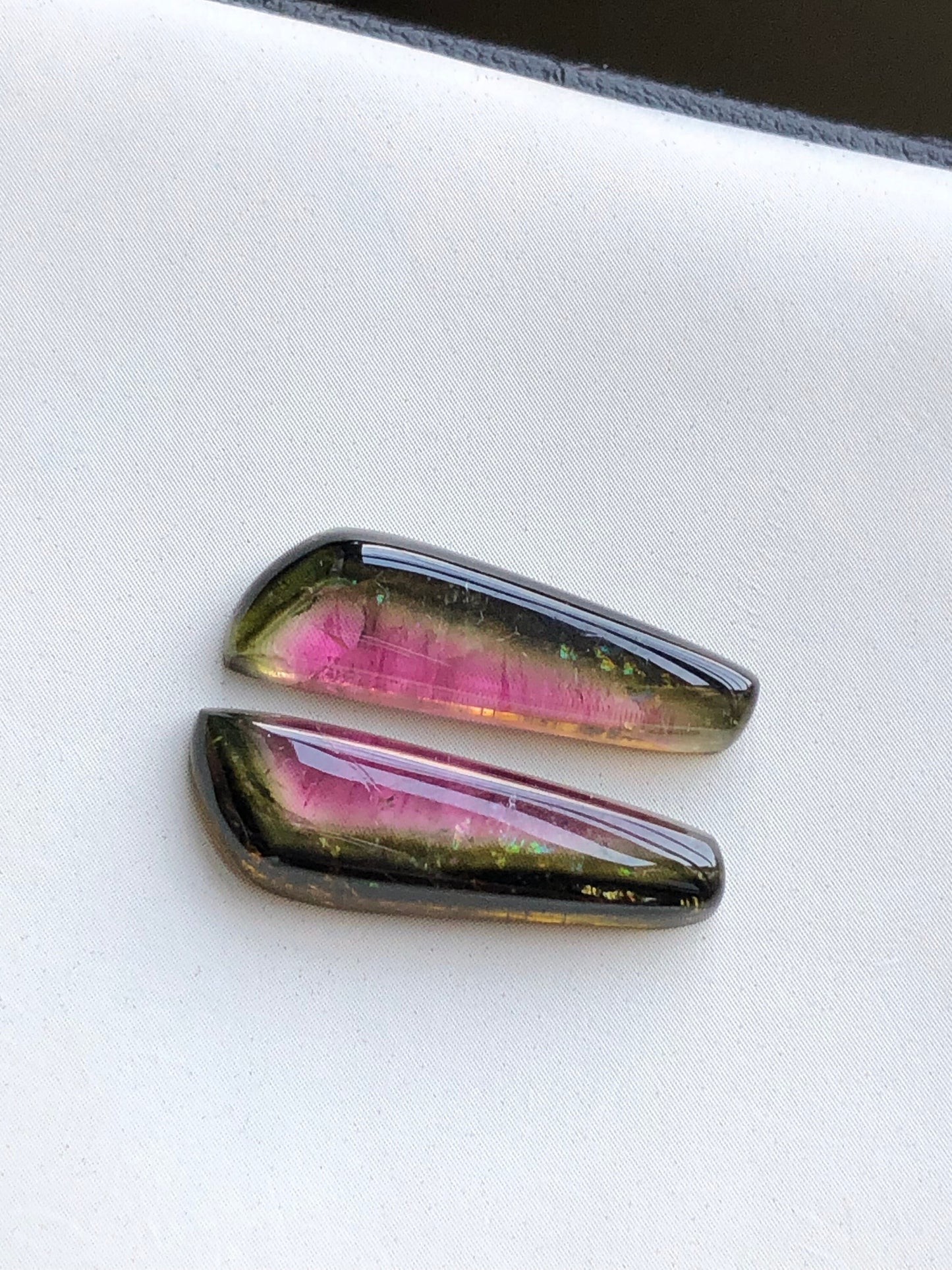 Natural Tourmaline pair 9 carat