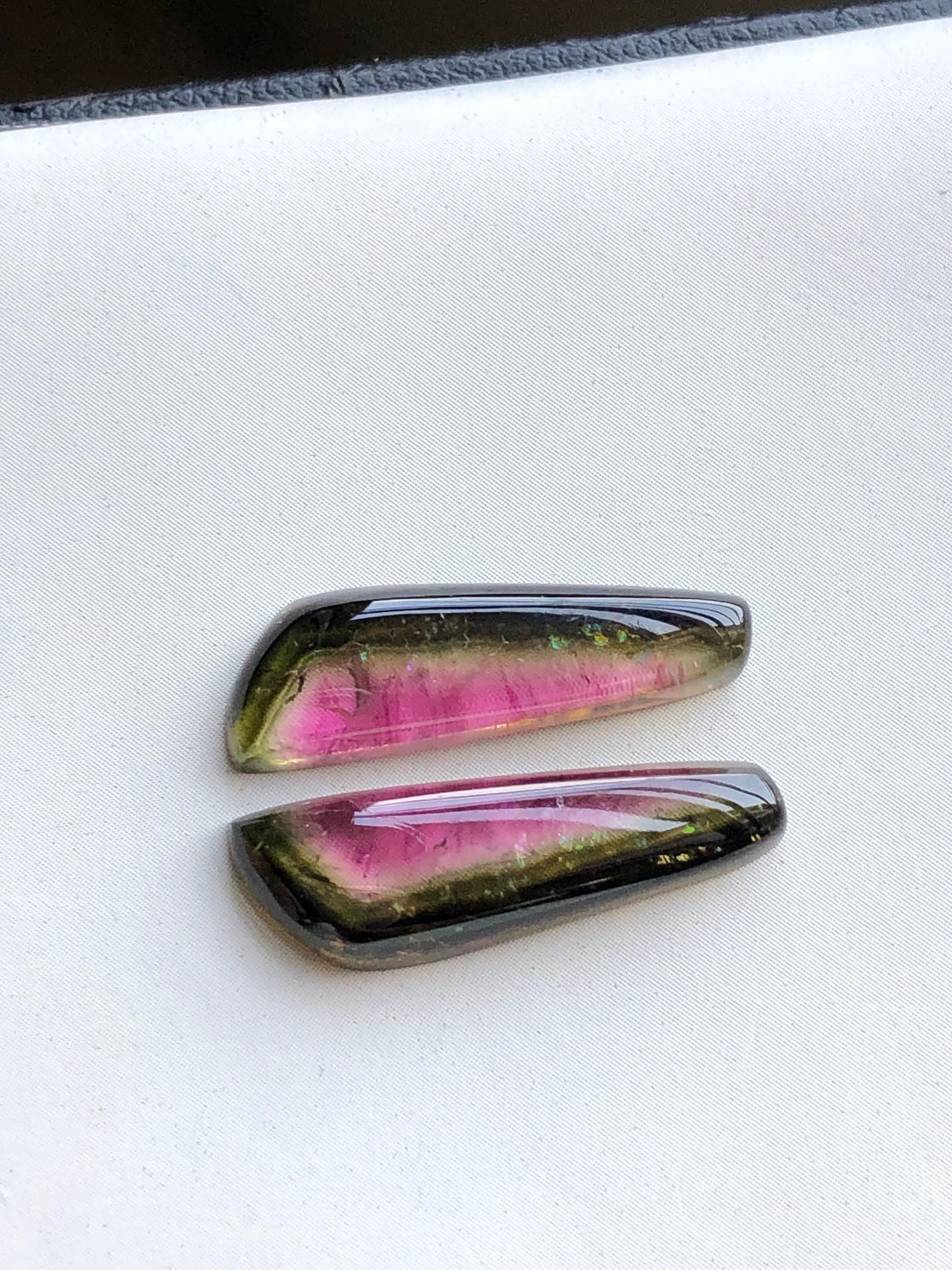 Natural Tourmaline pair 9 carat