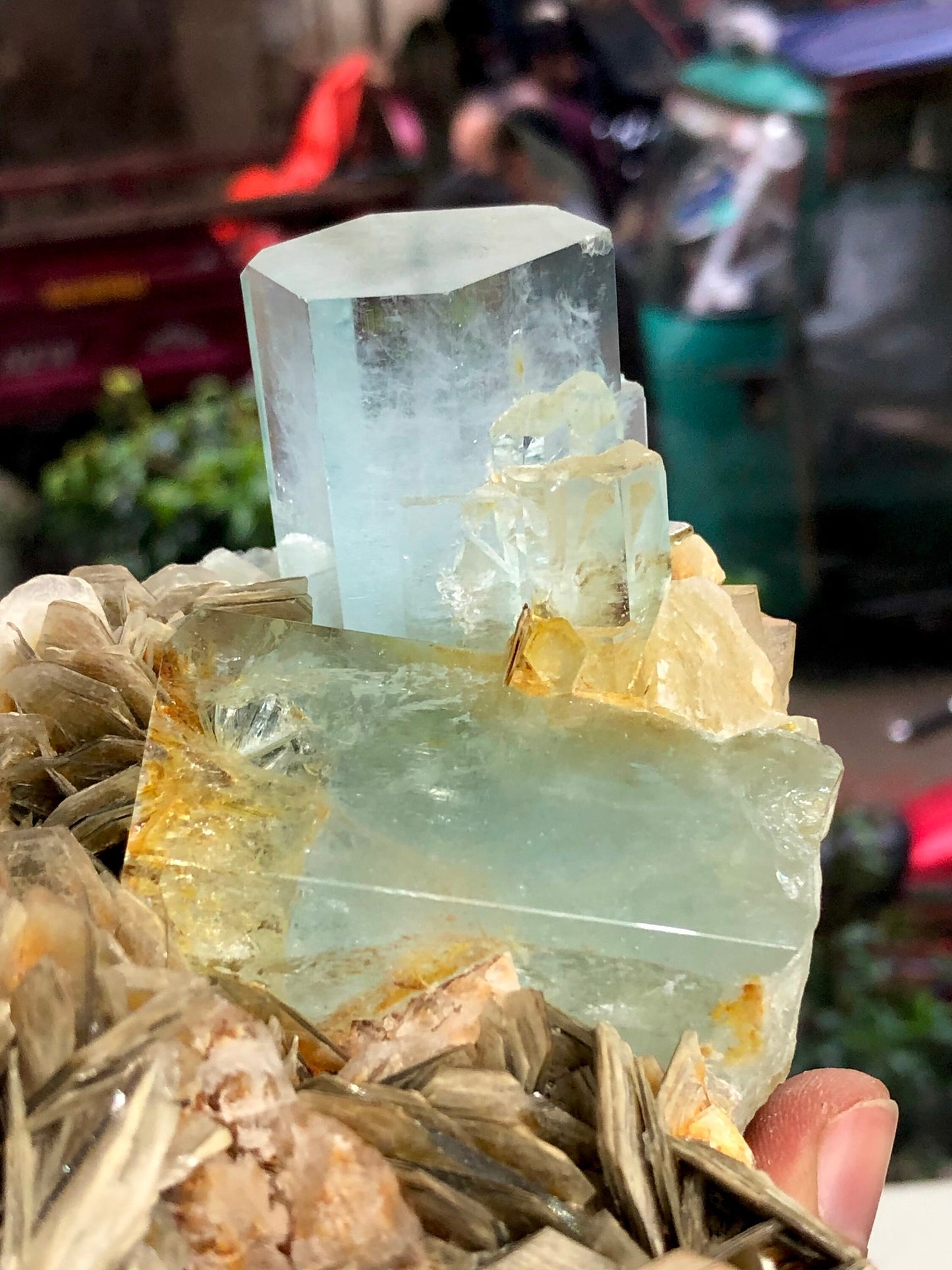 Natural aquamarine spicemen from Pakistan nagar