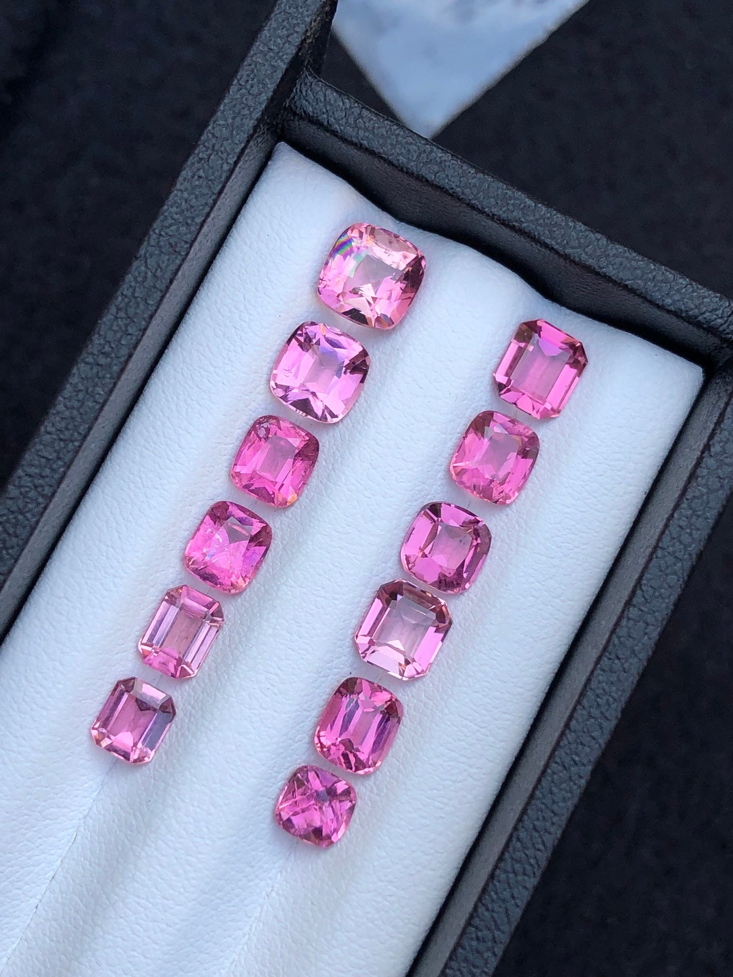 Pink tourmaline lot 10.20 carats