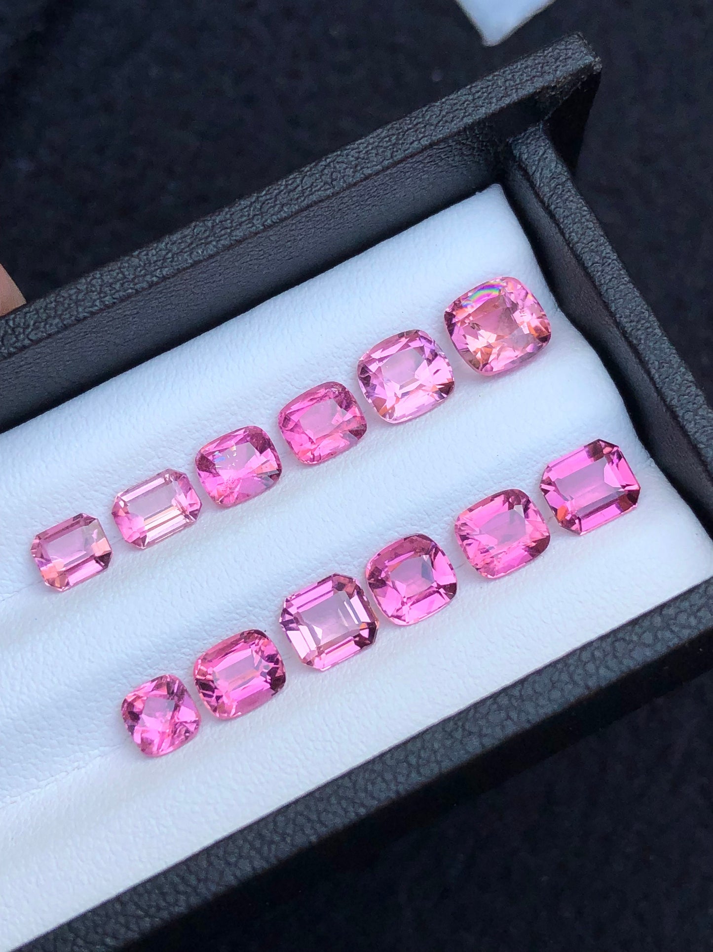 Pink tourmaline lot 10.20 carats