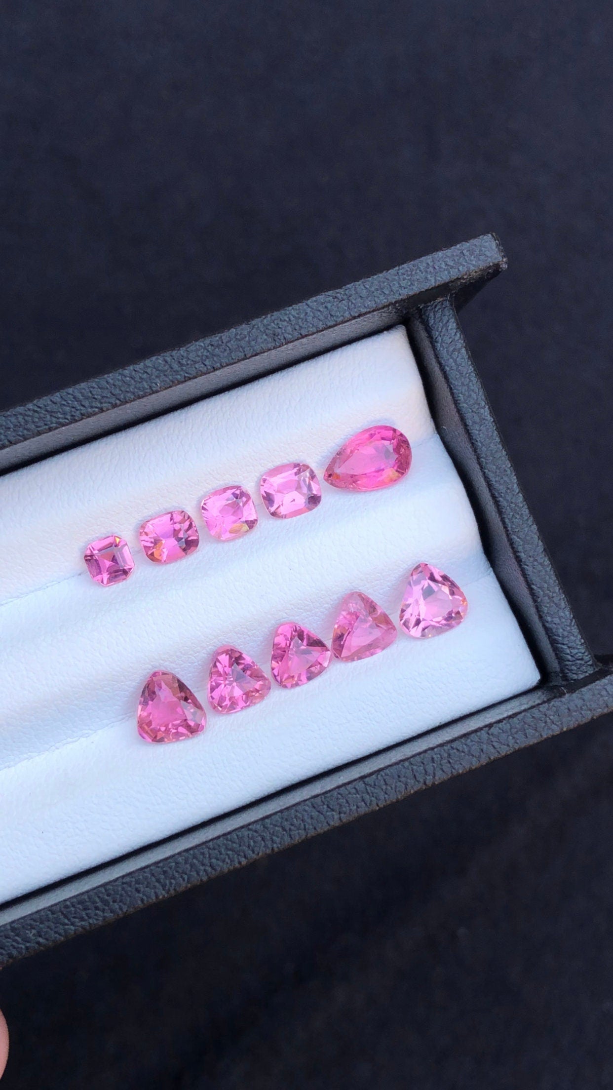 Pink tourmaline lot 6 carats