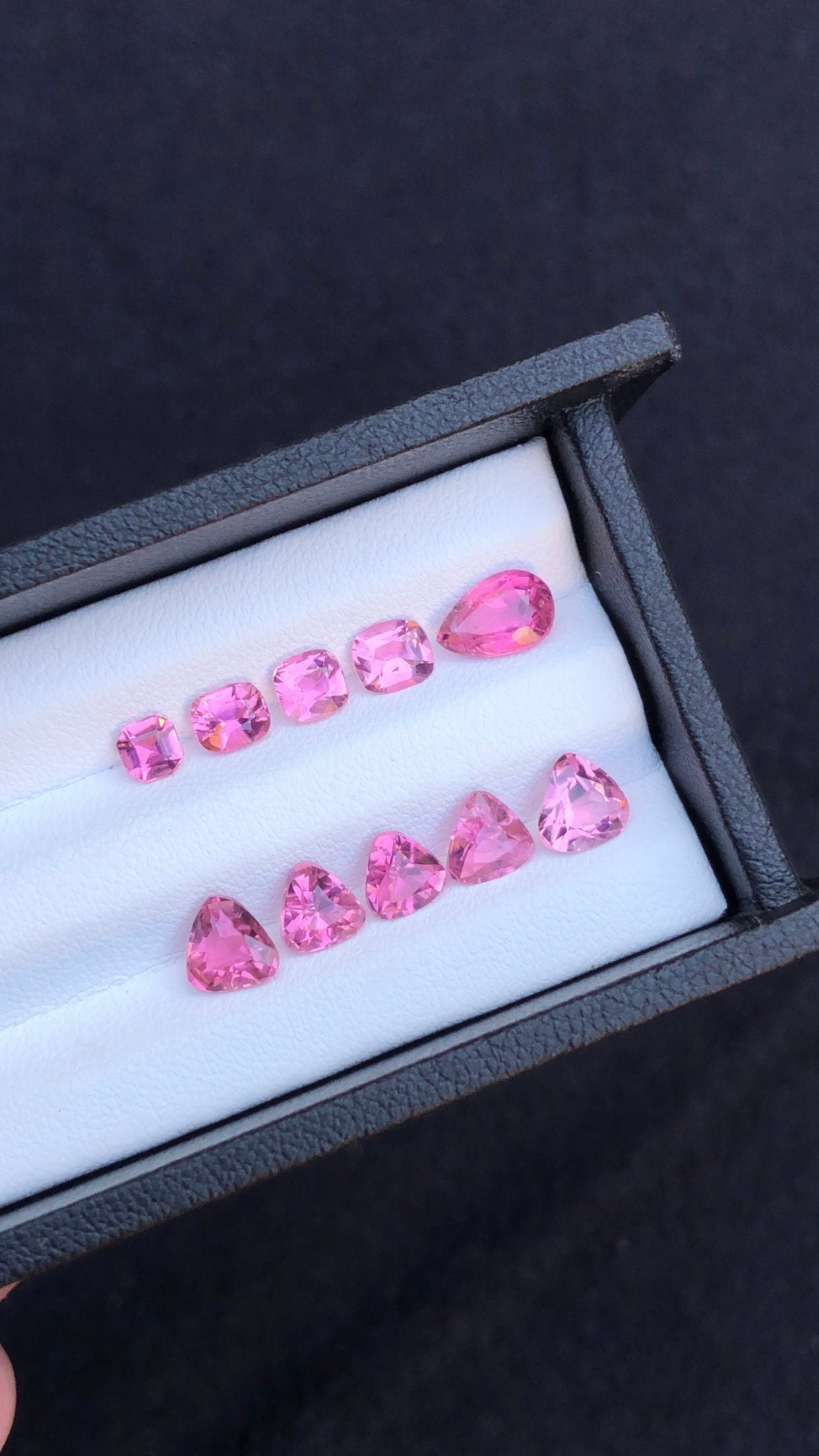 Pink tourmaline lot 6 carats