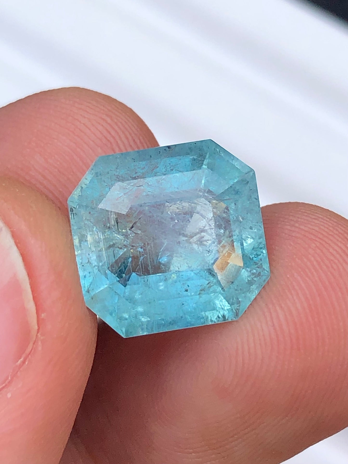 Ice blue tourmaline 8.50 carat