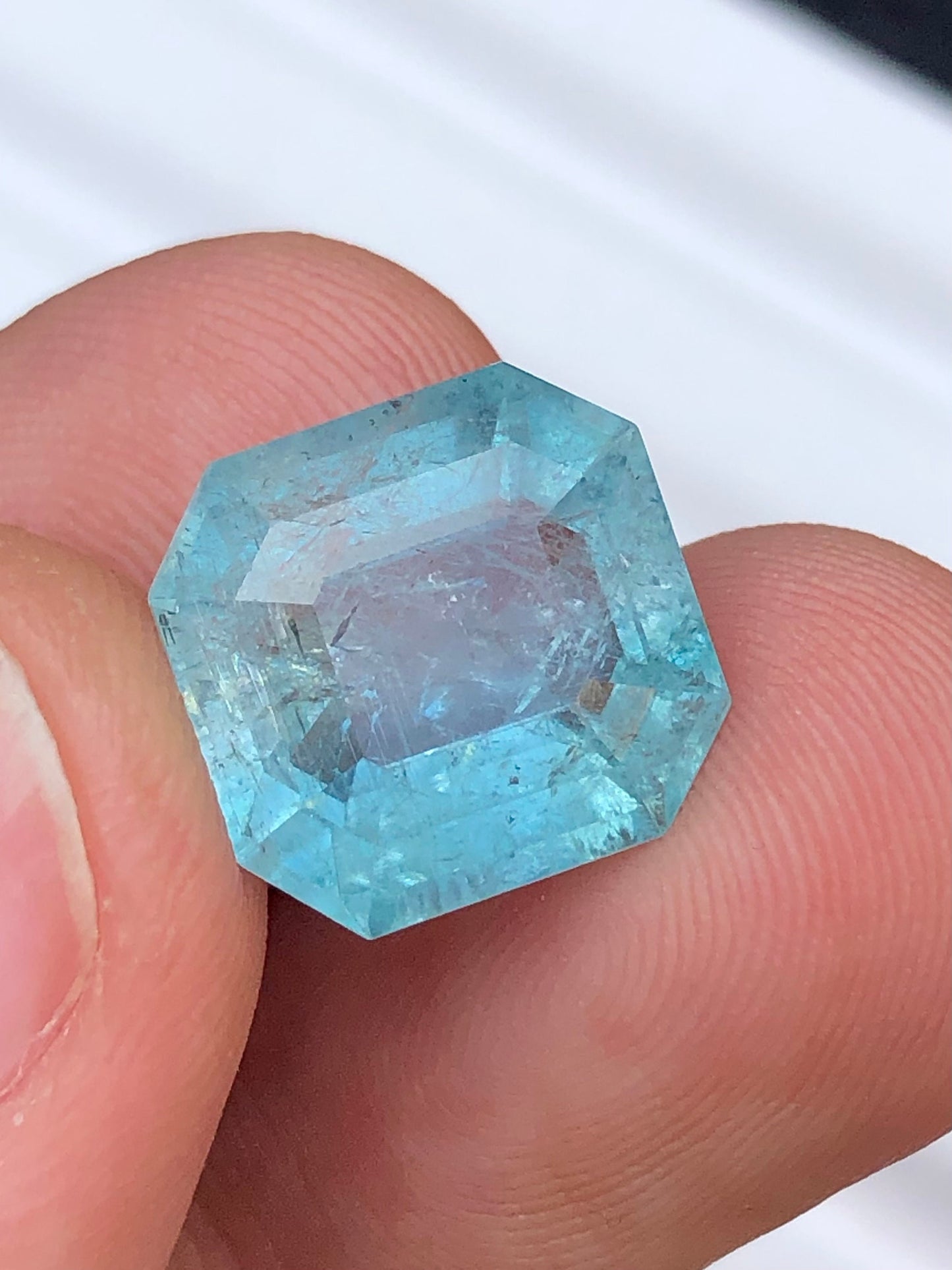 Ice blue tourmaline 8.50 carat