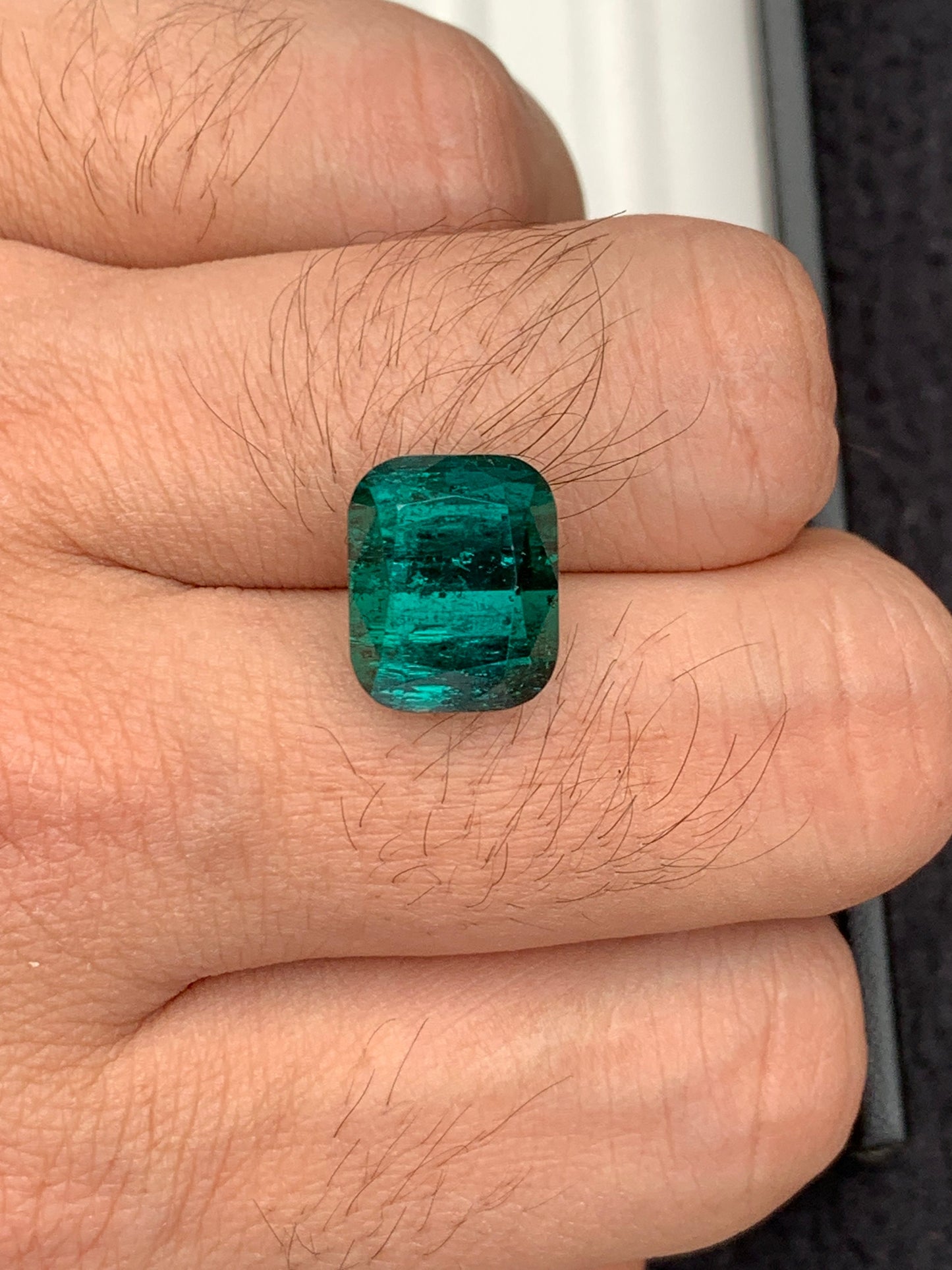 Dark green tourmaline 11.65 carat