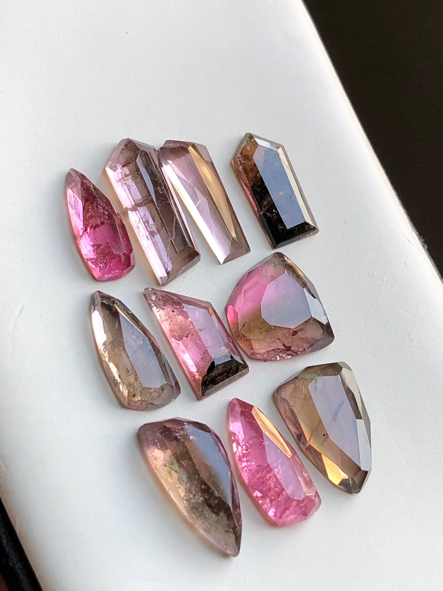 Natural tourmaline rose cuts 36.60 carats from Afghanistan