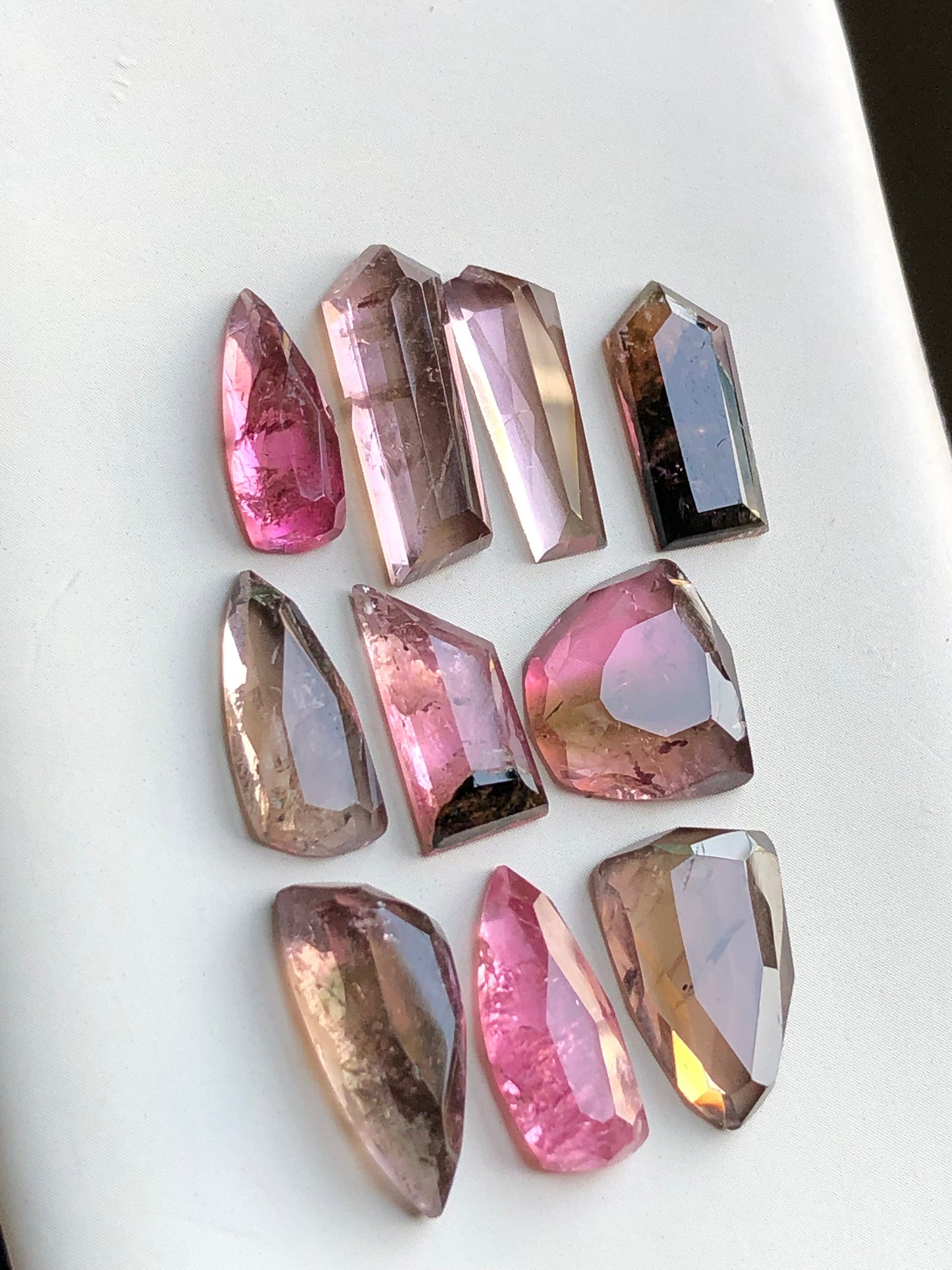 Natural tourmaline rose cuts 36.60 carats from Afghanistan