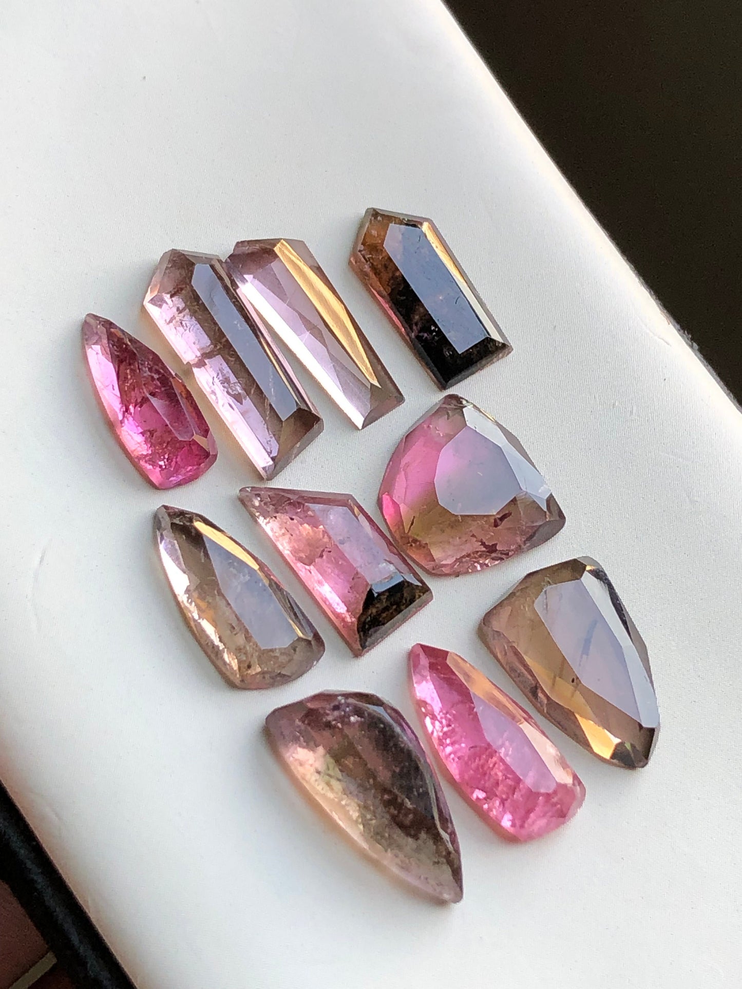 Natural tourmaline rose cuts 36.60 carats from Afghanistan