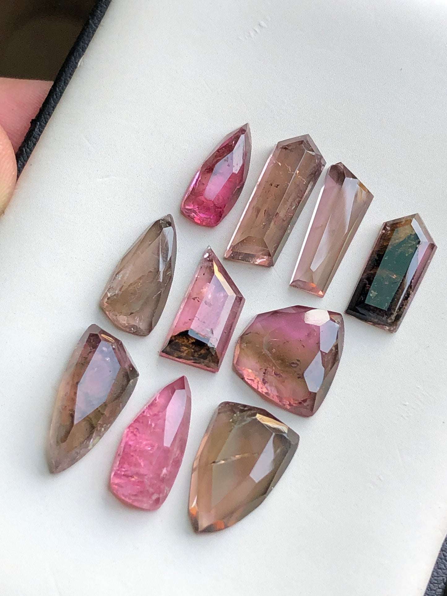 Natural tourmaline rose cuts 36.60 carats from Afghanistan