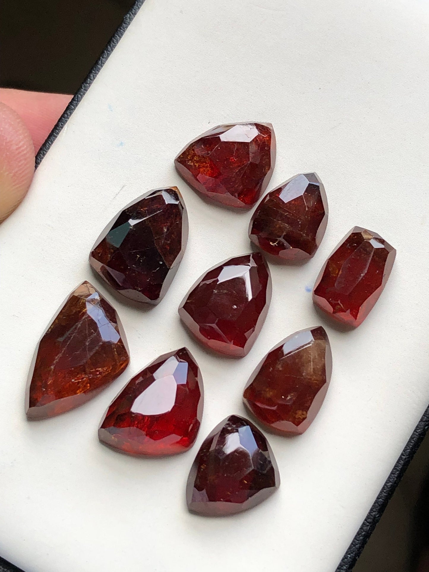 Spesertine garnet rose cuts available 87.30 carats