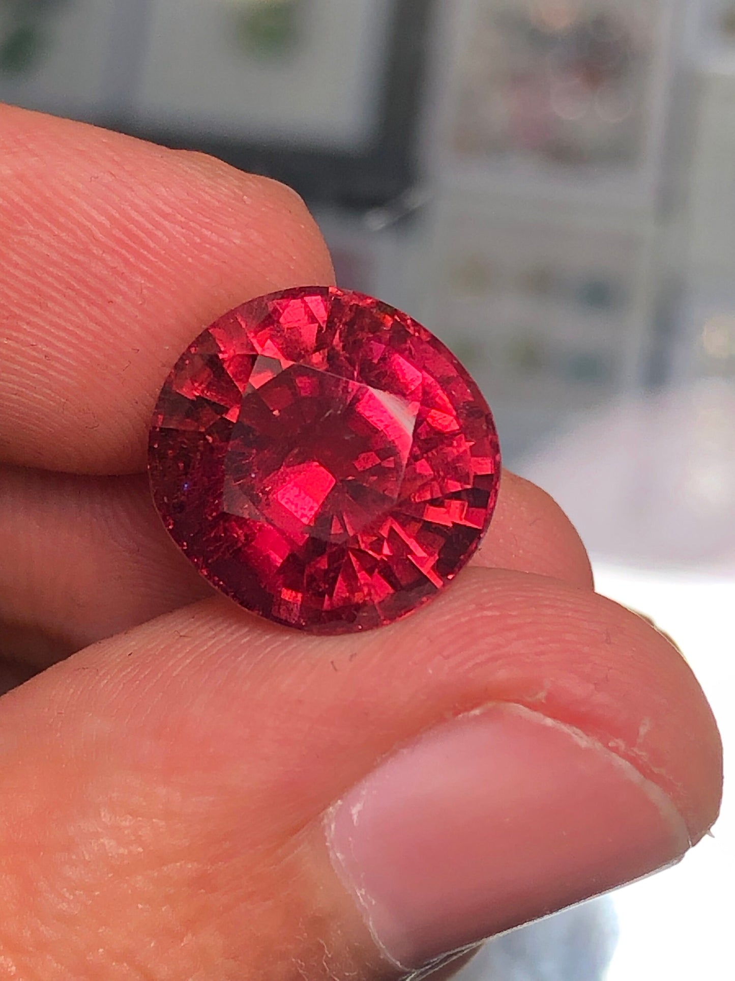 Hot pink tourmaline 9.80 carat