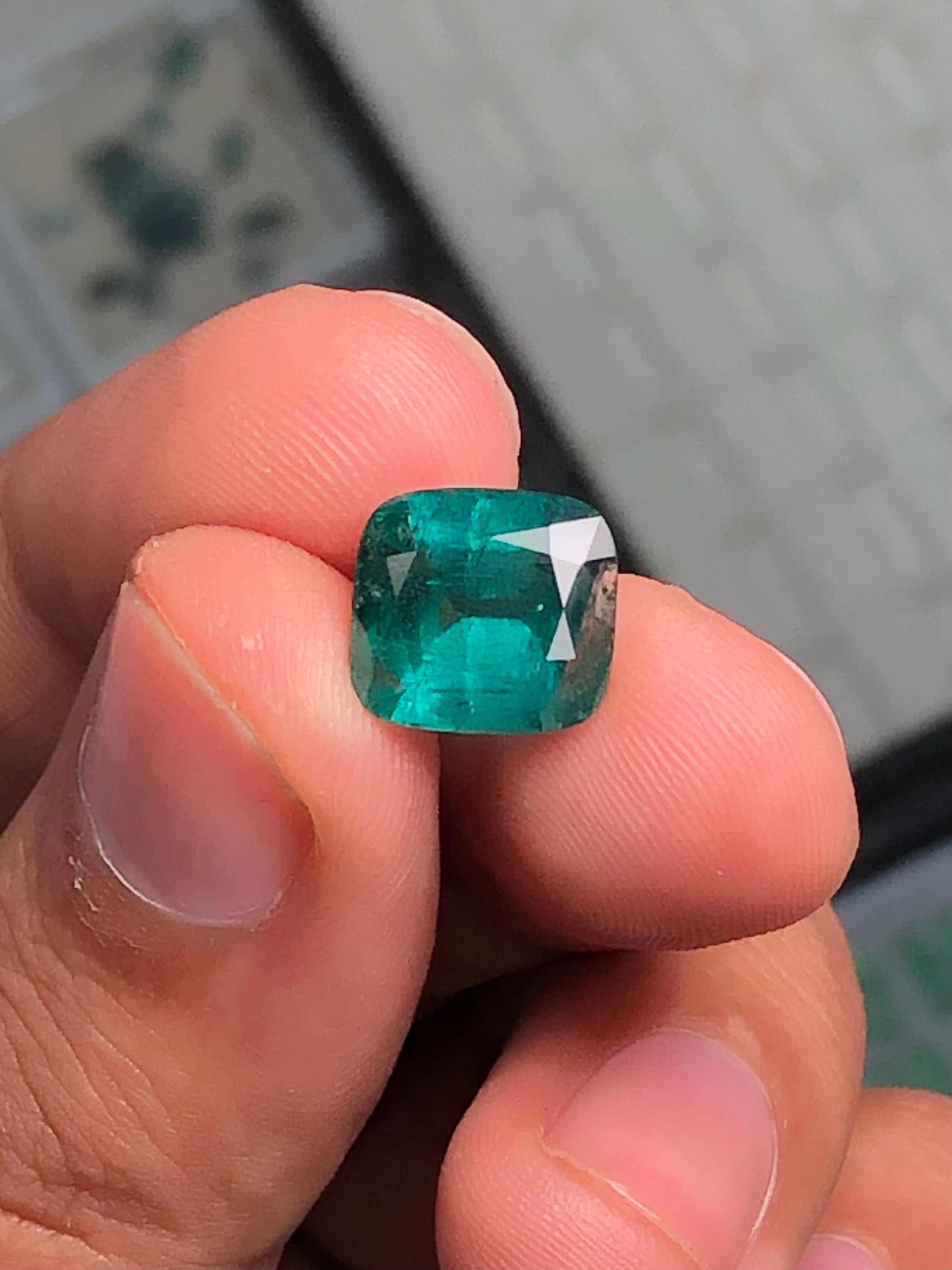 Blue tourmaline 5.95 carat