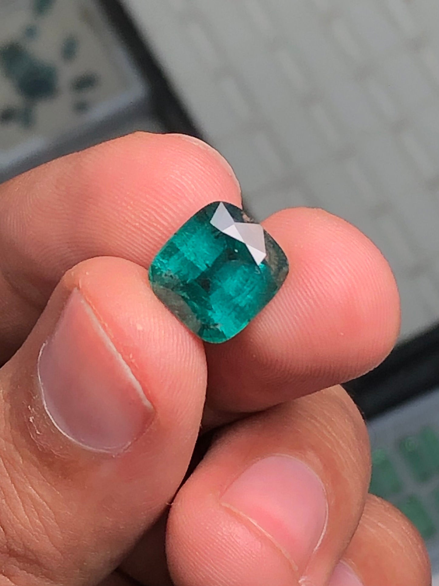 Blue tourmaline 5.95 carat