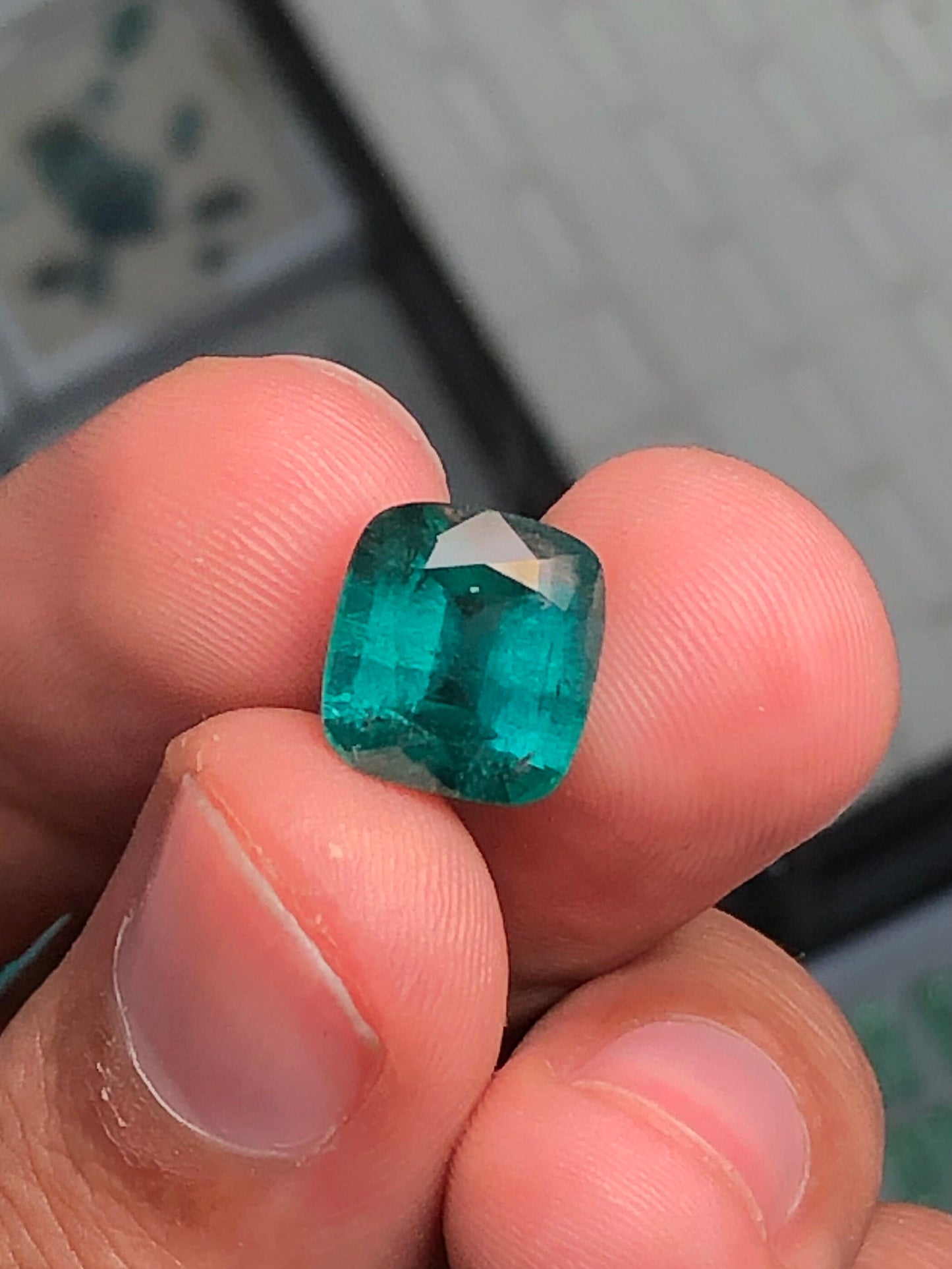 Blue tourmaline 5.95 carat