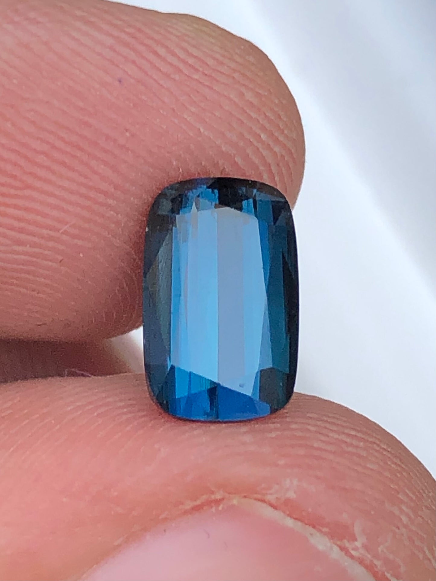 Ink blue tourmaline 2.45 carat