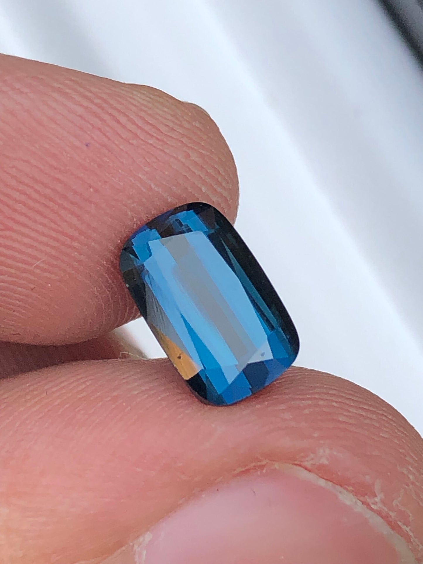 Ink blue tourmaline 2.45 carat