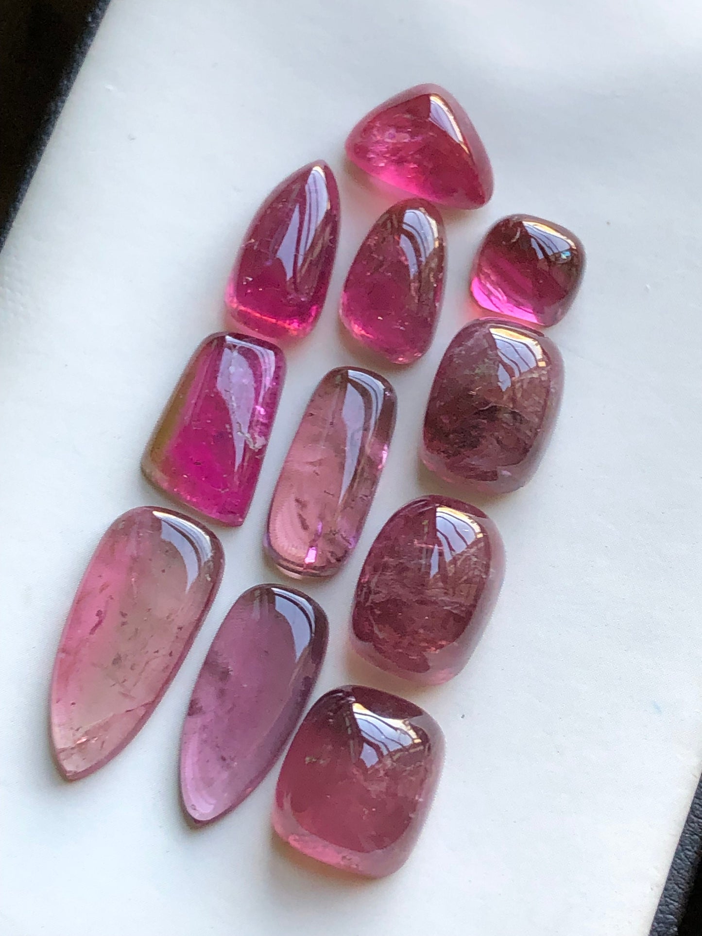 Pink tourmaline cabochon lot 62 carats