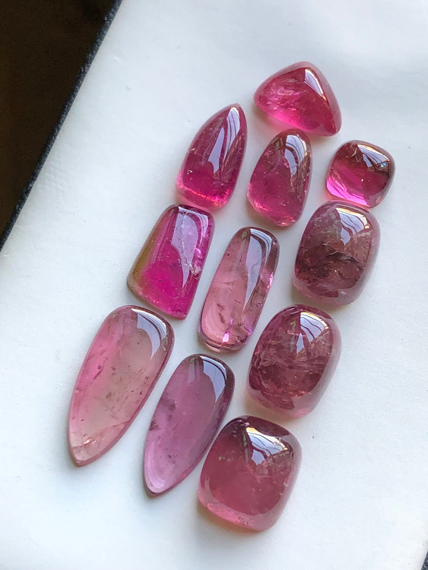 Pink tourmaline cabochon lot 62 carats