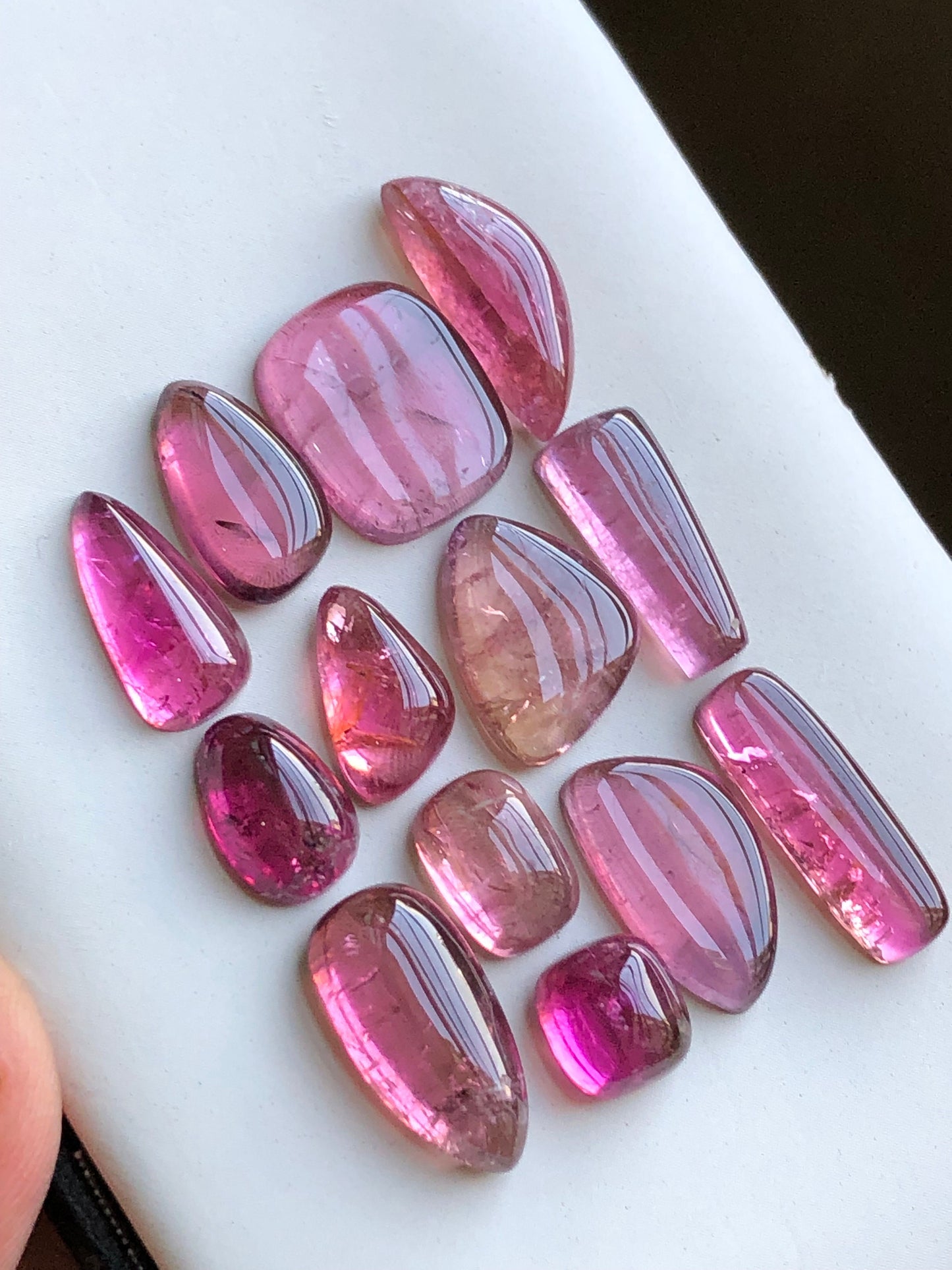 Pink tourmaline cabochon lot 47 carats