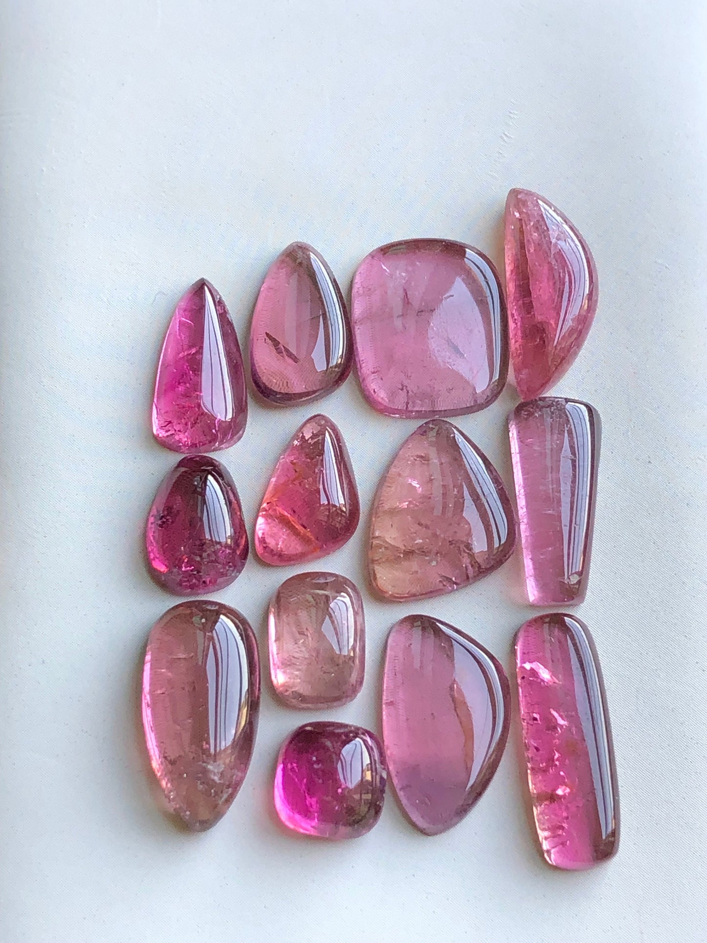 Pink tourmaline cabochon lot 47 carats