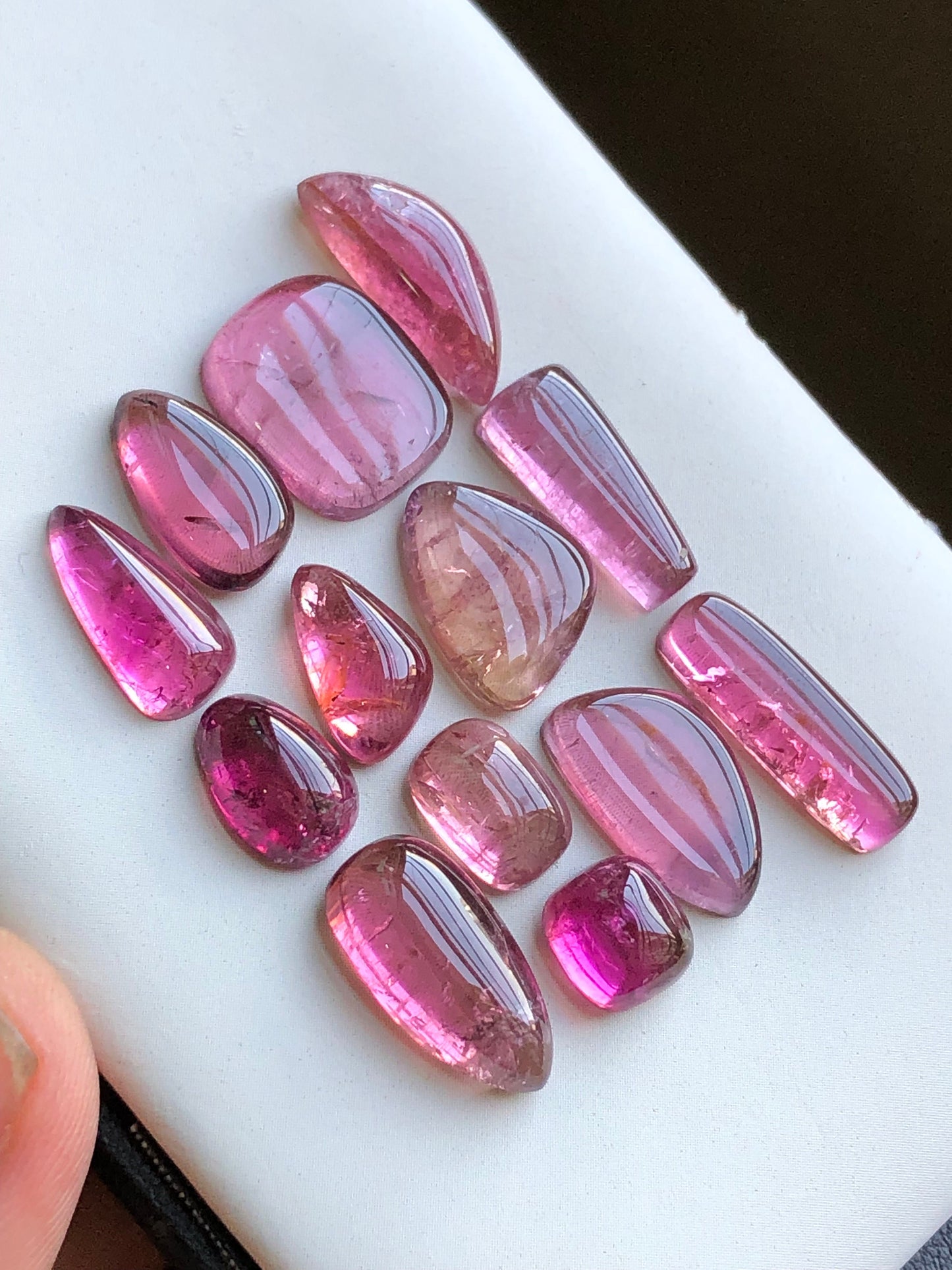 Pink tourmaline cabochon lot 47 carats