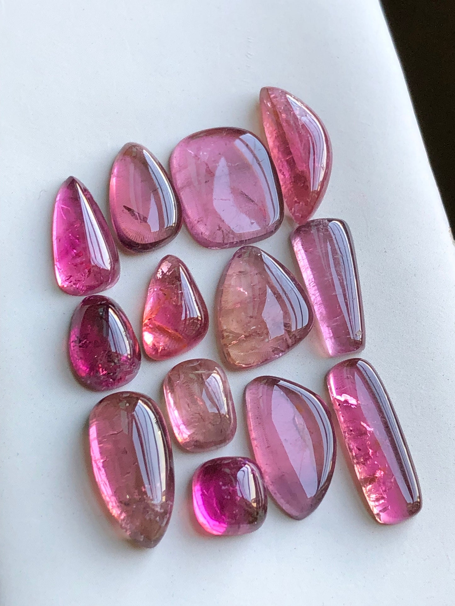 Pink tourmaline cabochon lot 47 carats