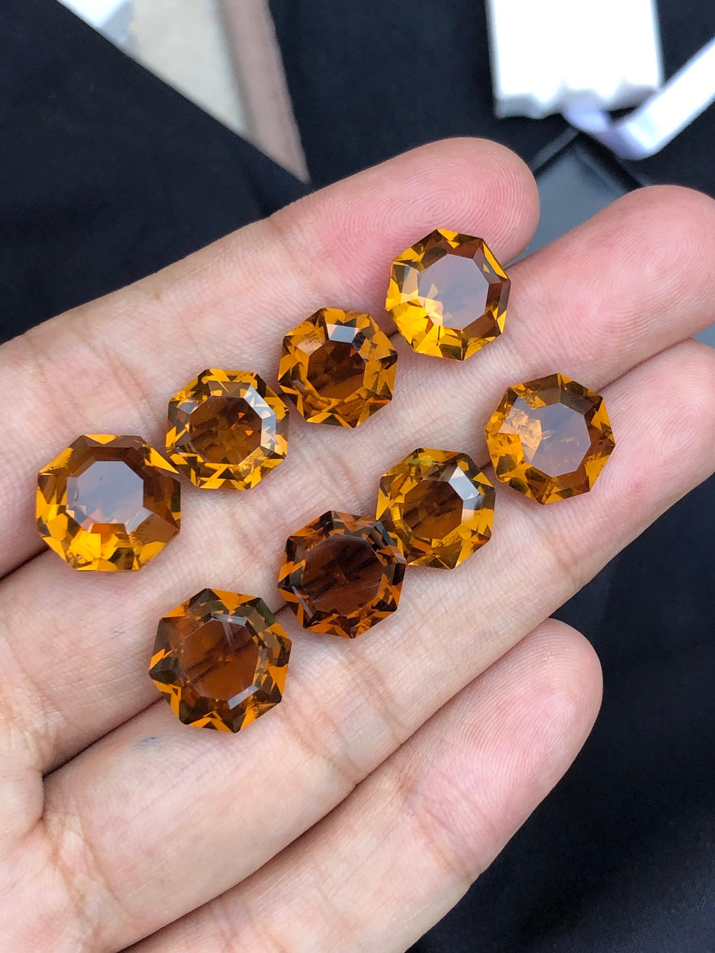 Citrine pairs 45.80 carats