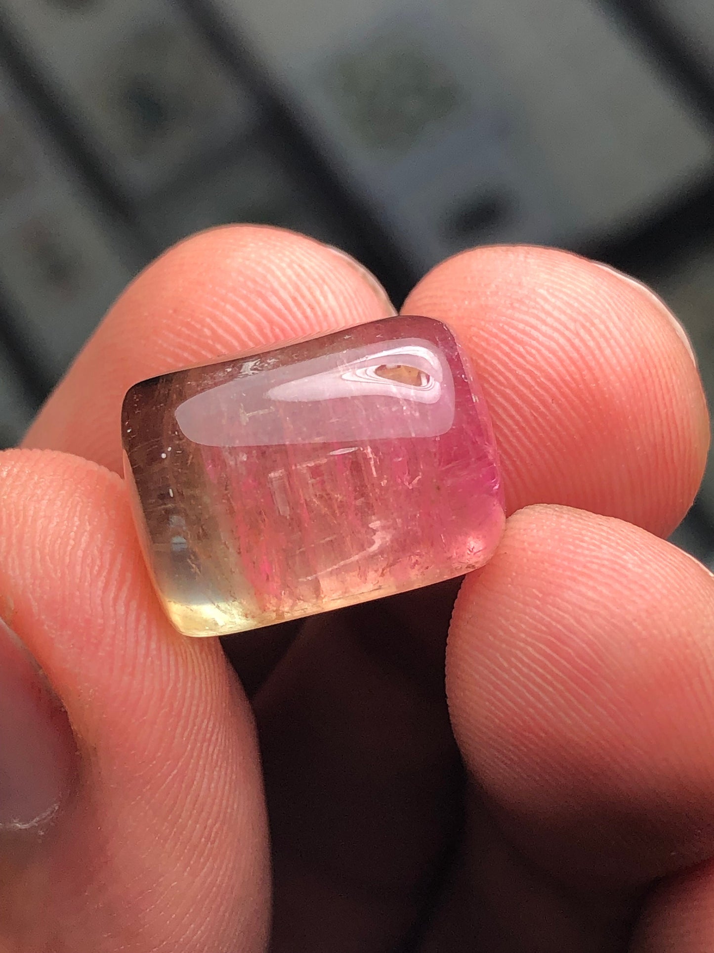 Watermelon tourmaline 18.25 carat