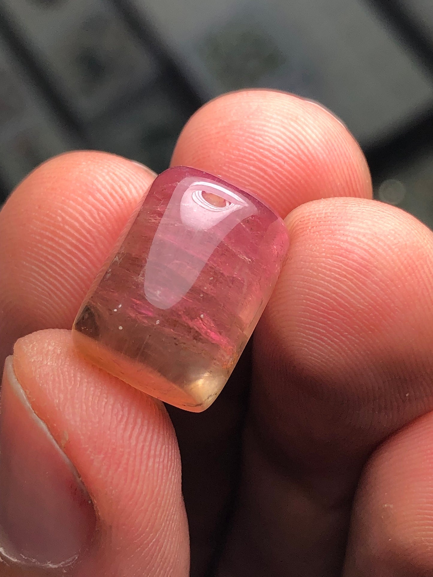 Watermelon tourmaline 18.25 carat