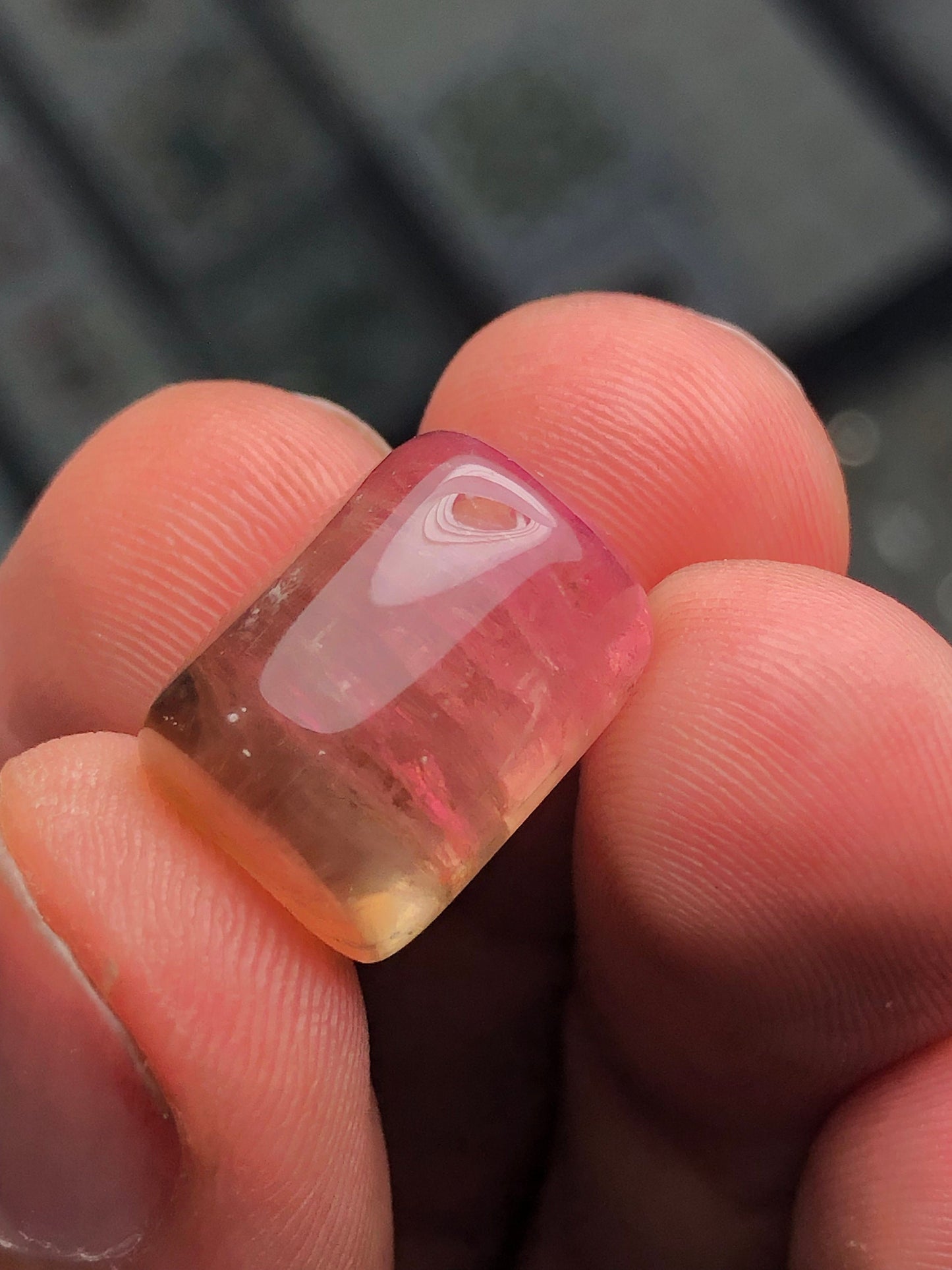 Watermelon tourmaline 18.25 carat