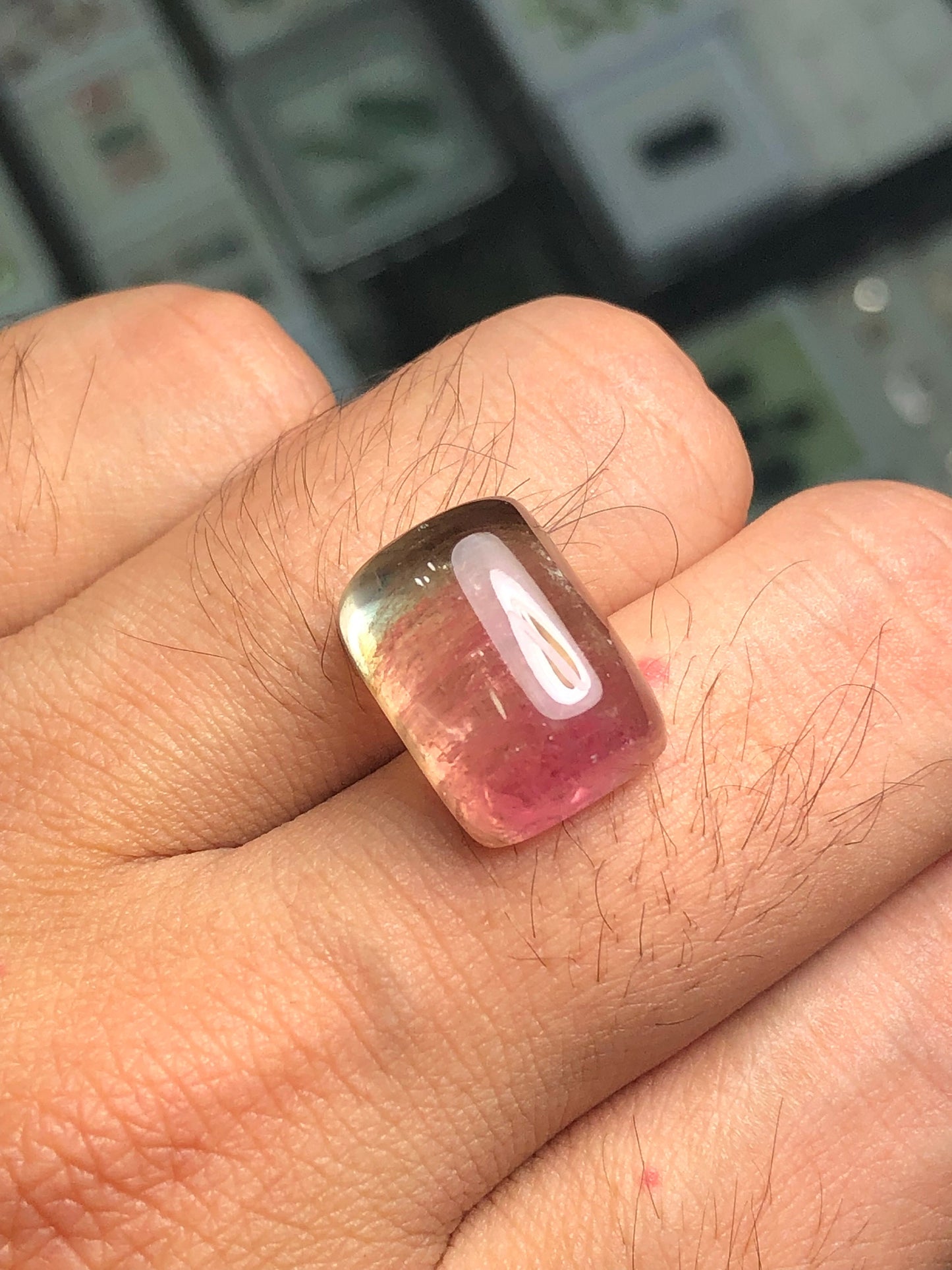 Watermelon tourmaline 18.25 carat