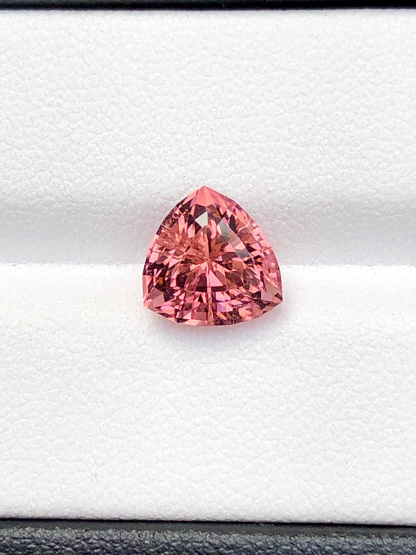 Trillion pink tourmaline