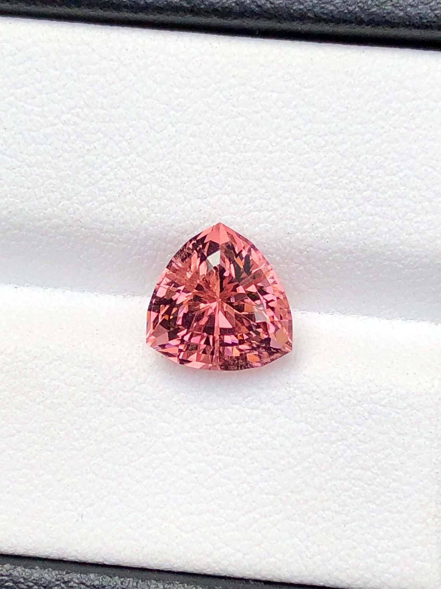 Trillion pink tourmaline