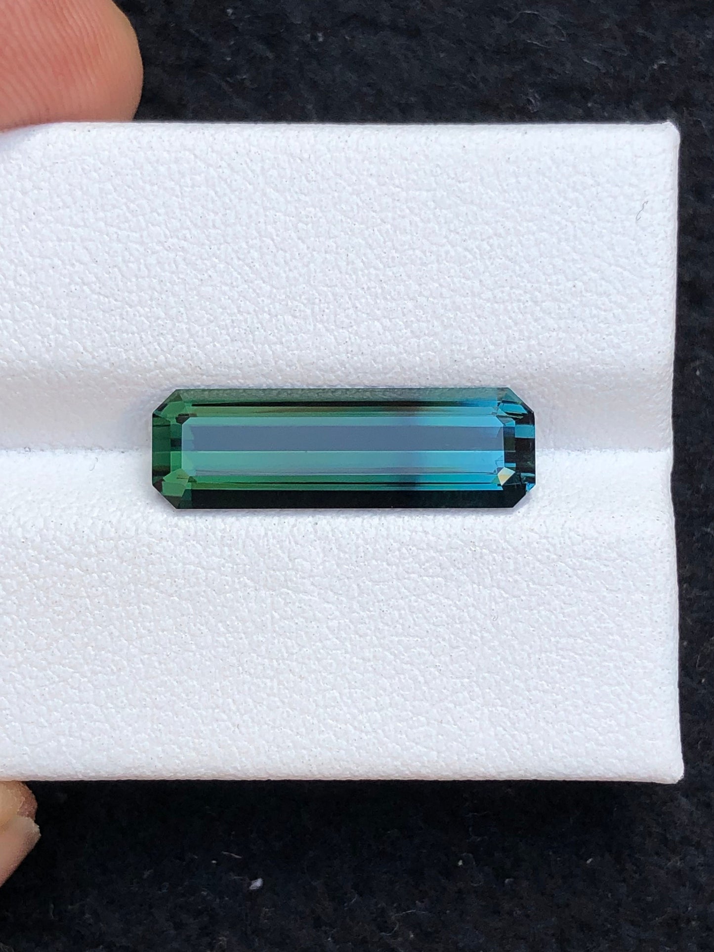 Blue green tourmaline 4.30 carat