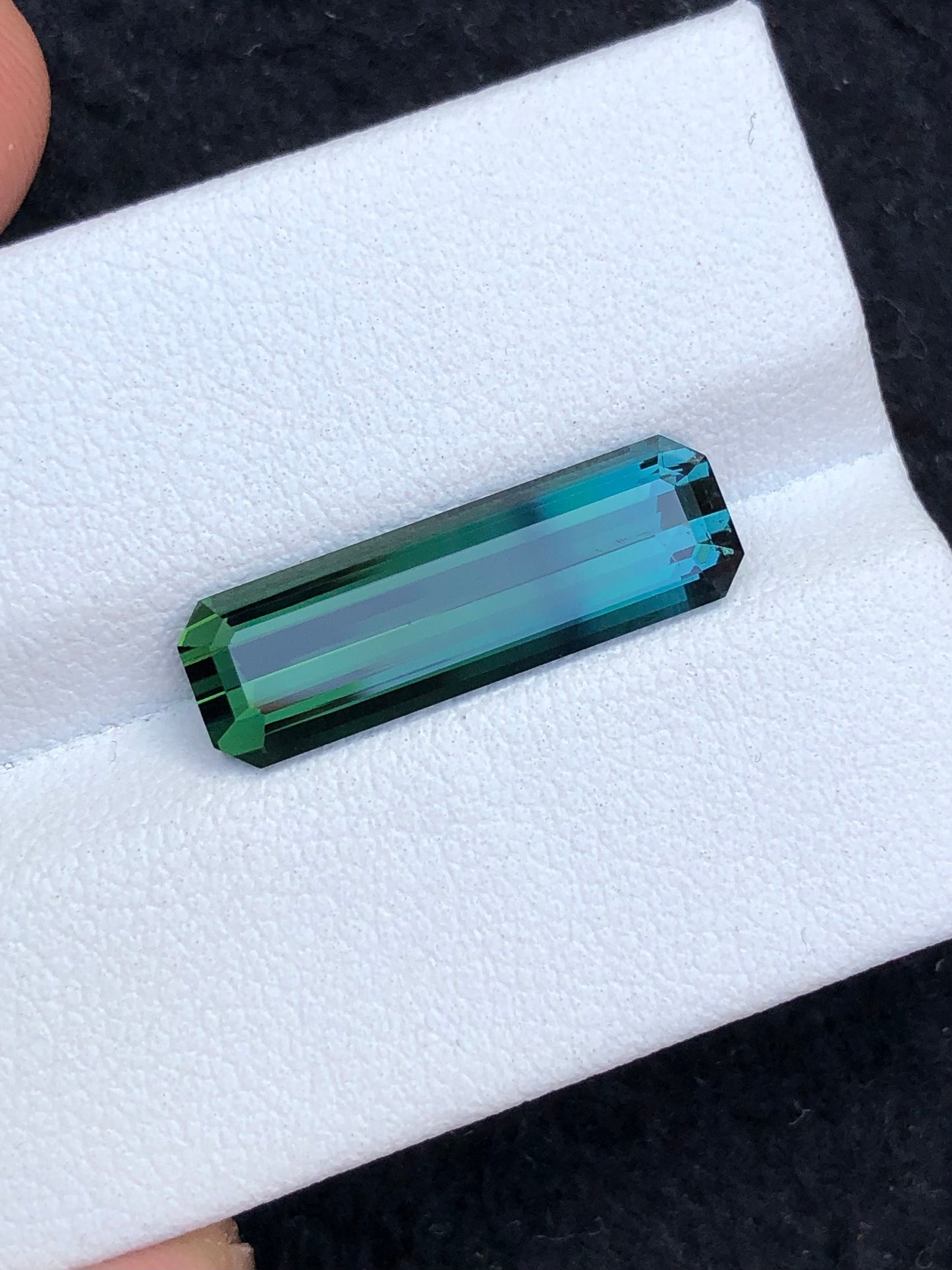 Blue green tourmaline 4.30 carat